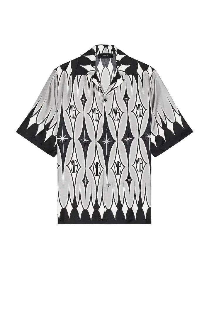 Amiri o1w1db10125 Shirt in Black/Light Grey Size US S / EU 44-46 / 1 - 1 Thumbnail