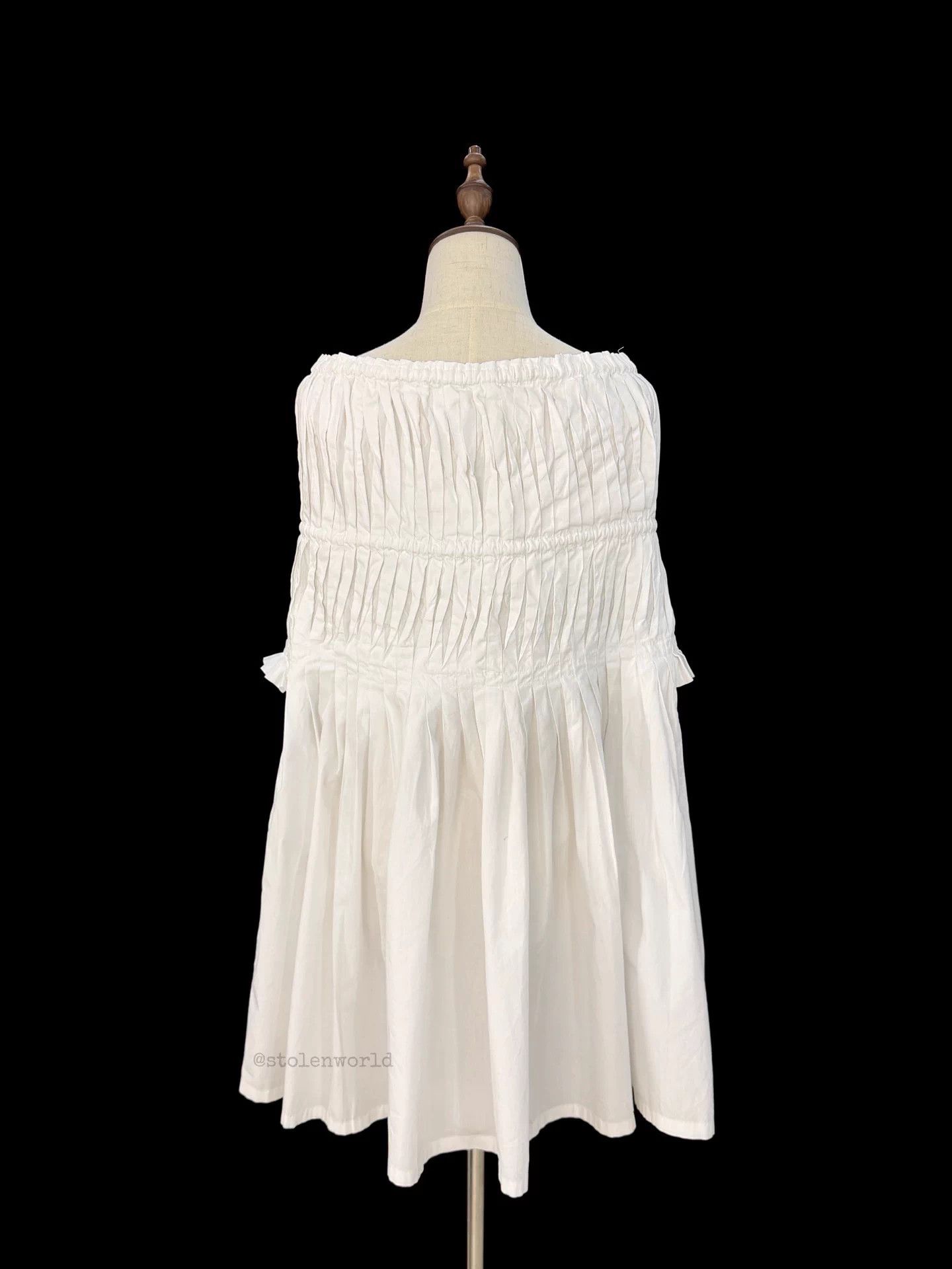 Issey Miyake Issey Miyake HaaT Pleated One-Shoulder Blouse Size 2 Size M / US 6-8 / IT 42-44 - 4 Thumbnail