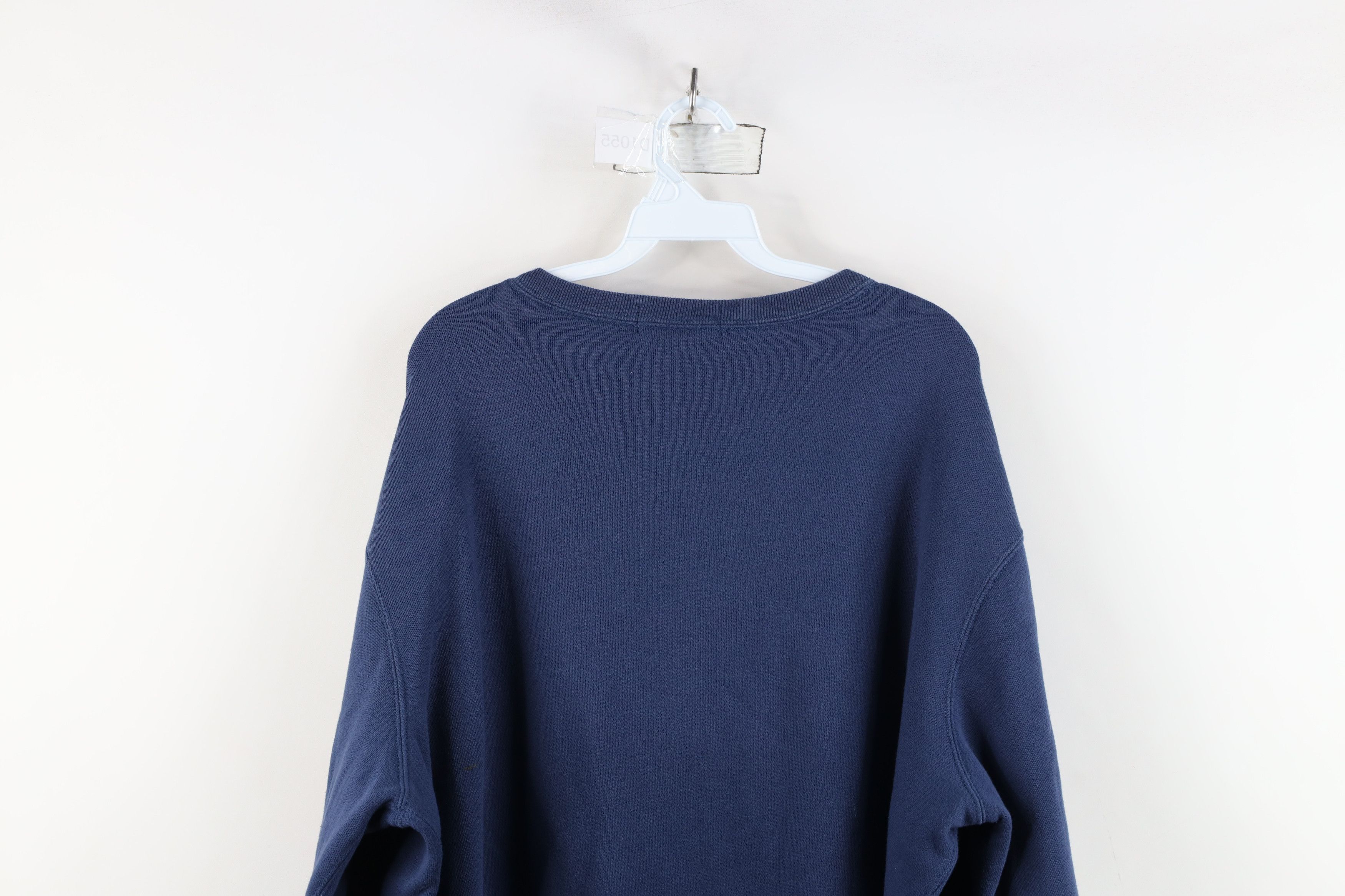 Polo Ralph Lauren Vintage 90s Ralph Lauren Pony Logo Crewneck Sweatshirt Blue Size US XL / EU 56 / 4 - 12 Thumbnail