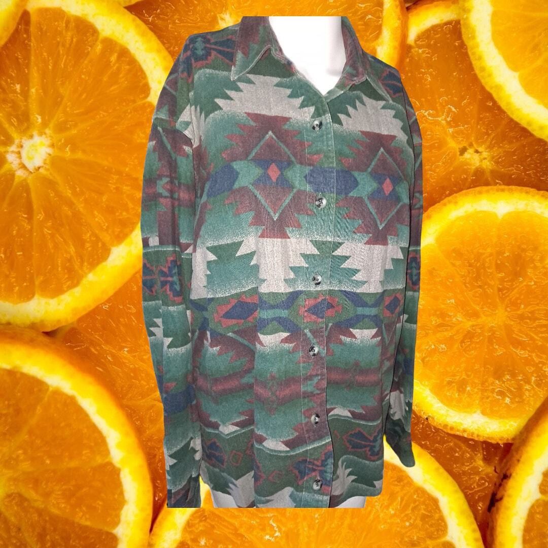 Other Cabela's Aztec Design 100% Cotton Button Up Shirt Size Large Size US L / EU 52-54 / 3 - 1 Thumbnail