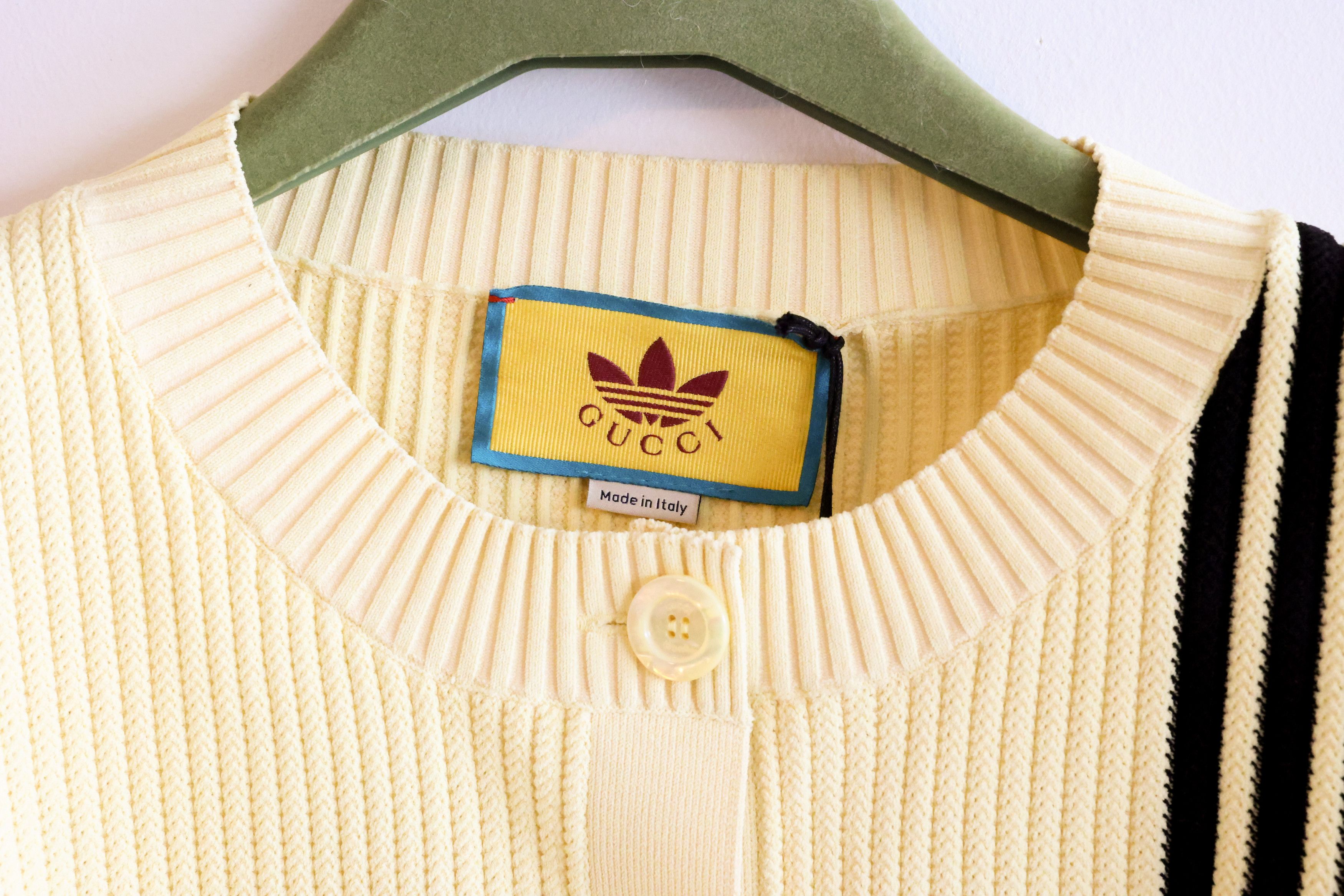 Adidas × Gucci Gucci x Adidas Cropped Cardigan Size XL Size XL / US 12-14 / IT 48-50 - 3 Thumbnail