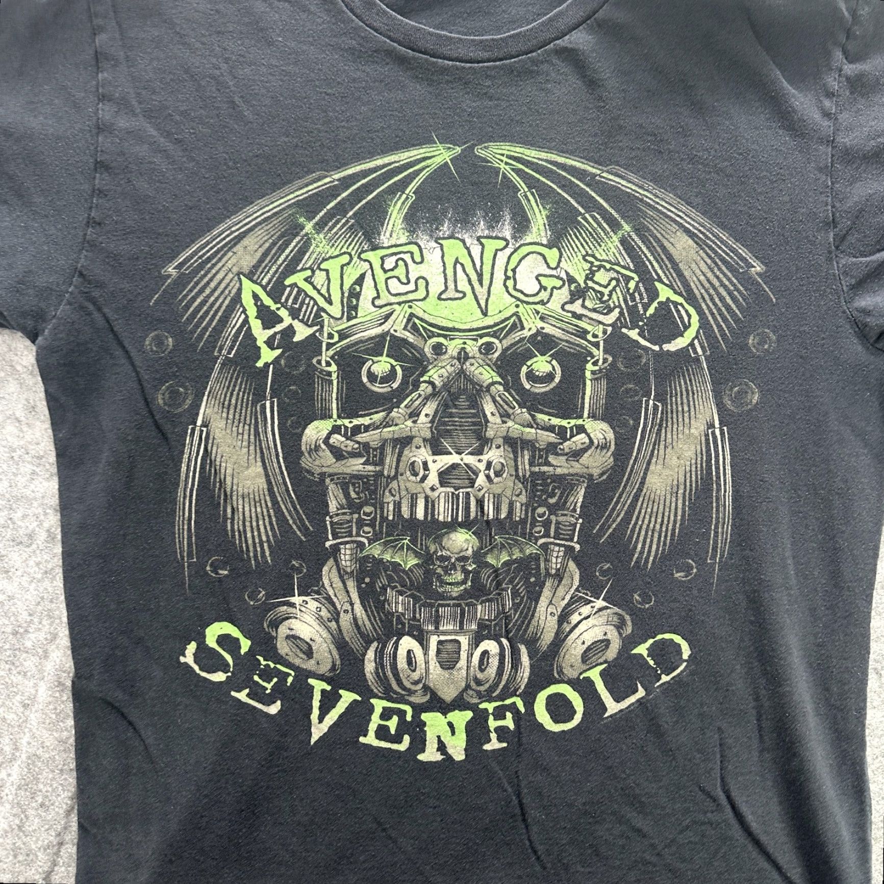 Vintage Avenged Sevenfold Shirt Mens Medium Black Band Tee Graphic Metal Rock Concert Size US M / EU 48-50 / 2 - 2 Thumbnail