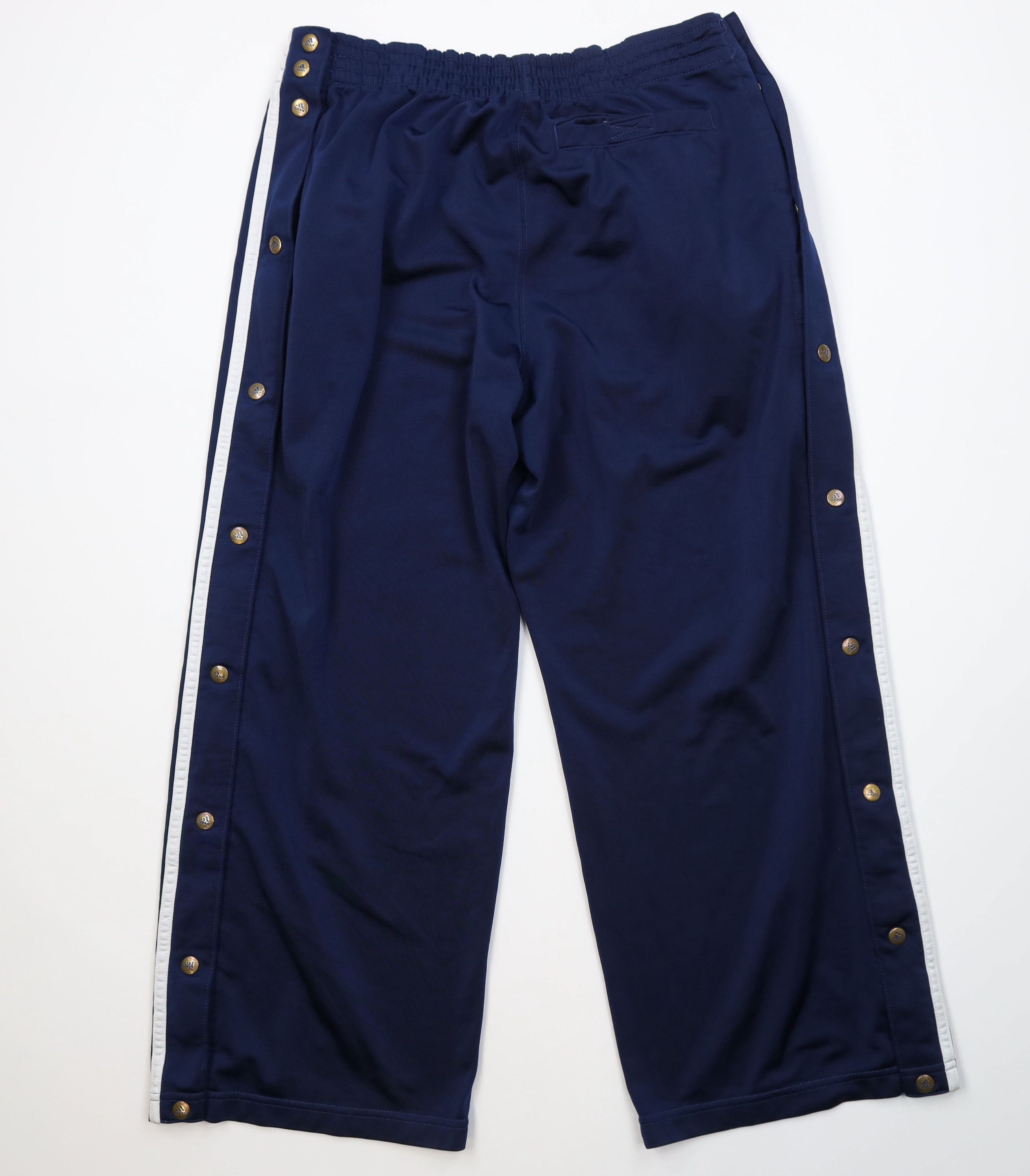 Adidas Vintage Adidas Spell Striped Tearaway Wide Leg Pants Blue Size US 32 / EU 48 - 9 Thumbnail