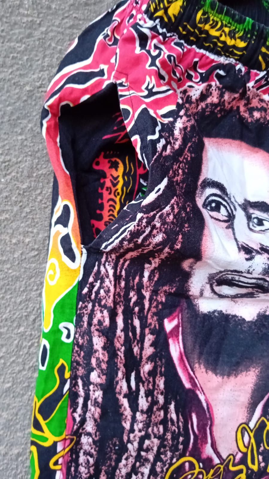 Bob Marley × Vintage Bob Marley Vintage fullprint shorts Raggae Rasta sz W-38cm. Size US 31 - 4 Thumbnail