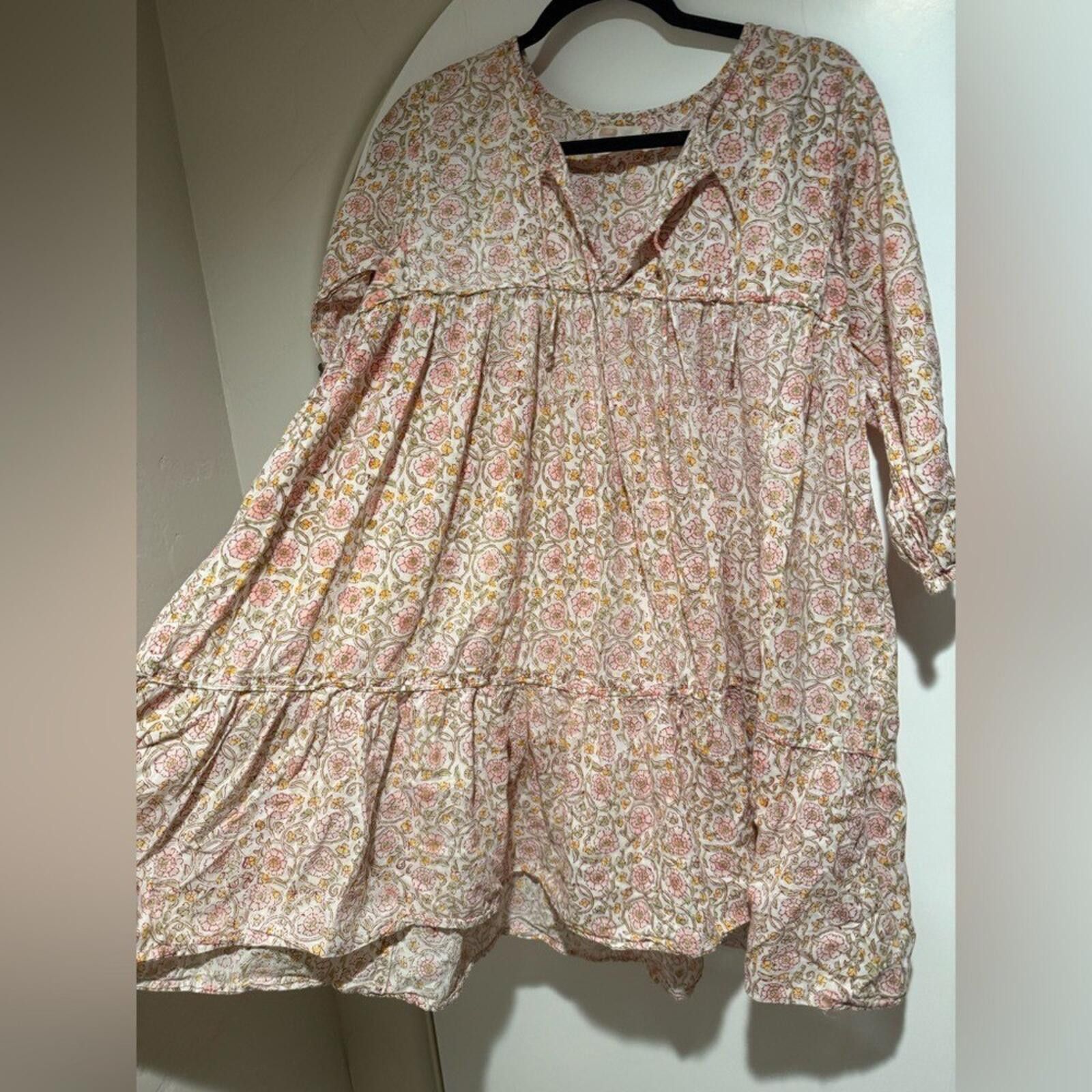 Other Maelu Willow Mini Floral Pink and White Dress, Size M Size M / US 6-8 / IT 42-44 - 4 Thumbnail