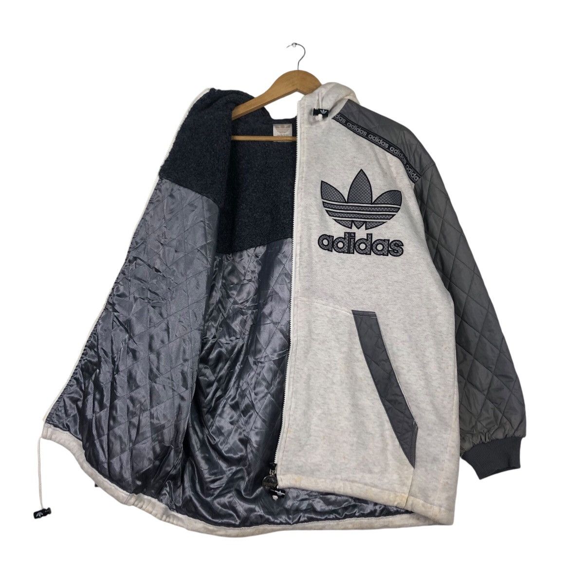 Adidas × Japanese Brand × Vintage Adidas Vintage Jacket Big Logo Rare Design Large #A1 Size US L / EU 52-54 / 3 - 11 Thumbnail