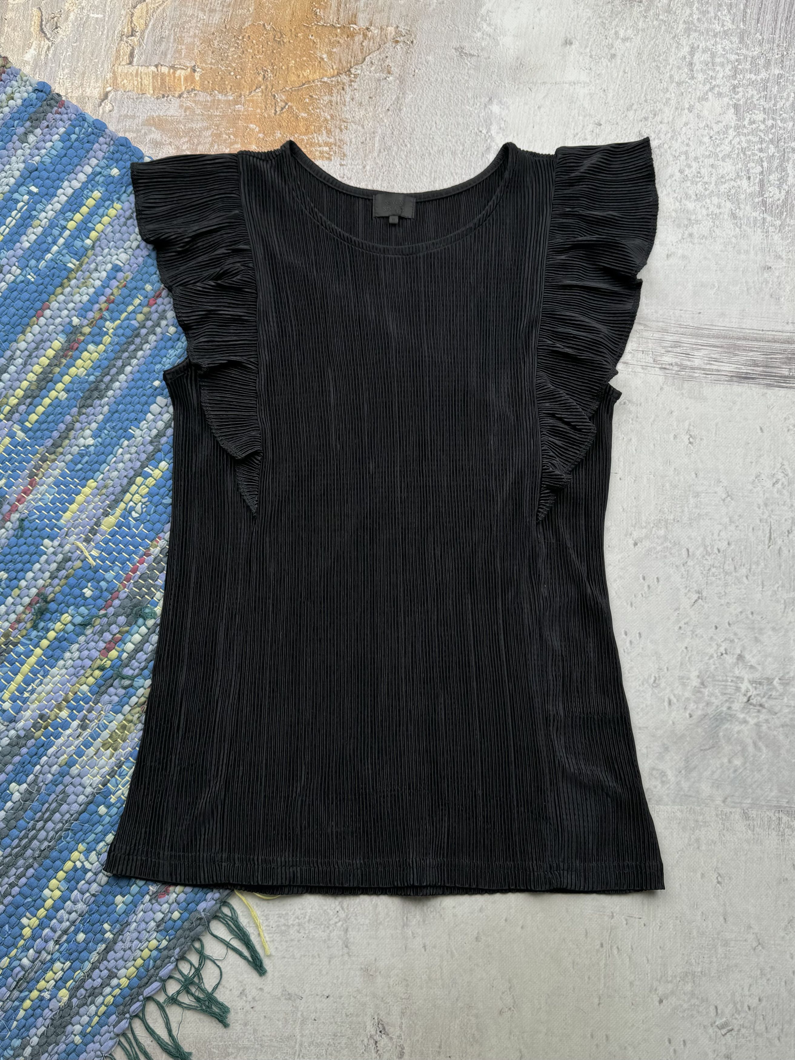 Japanese Brand Vintage Plisse Tank A122(263) Size M / US 6-8 / IT 42-44 - 1 Thumbnail