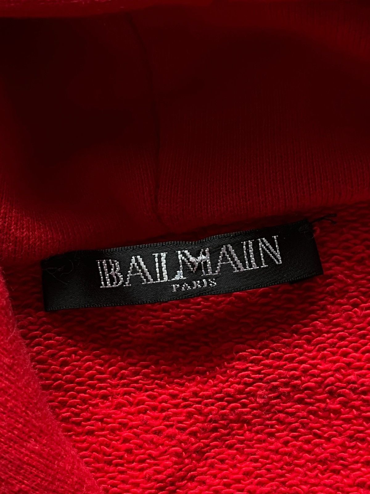 Balmain Balmain Paris Zipped-Up Embroidered Hoodie Vest Archive Size US L / EU 52-54 / 3 - 6 Thumbnail