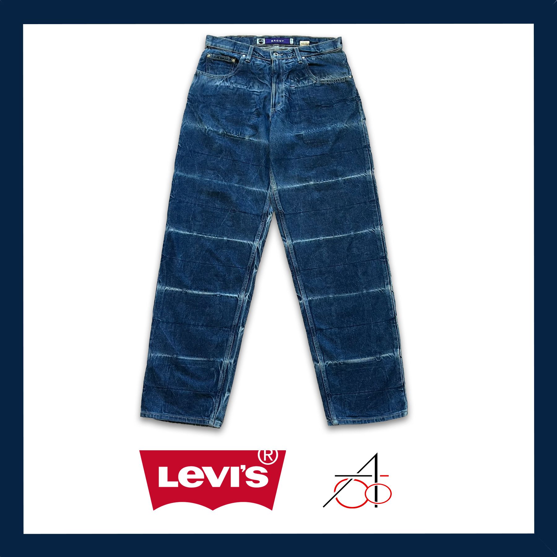 Levi's Levis SilverTab Jeans, 1997 year purple tag Baggy • W34L34 Size US 34 / EU 50 - 1 Thumbnail