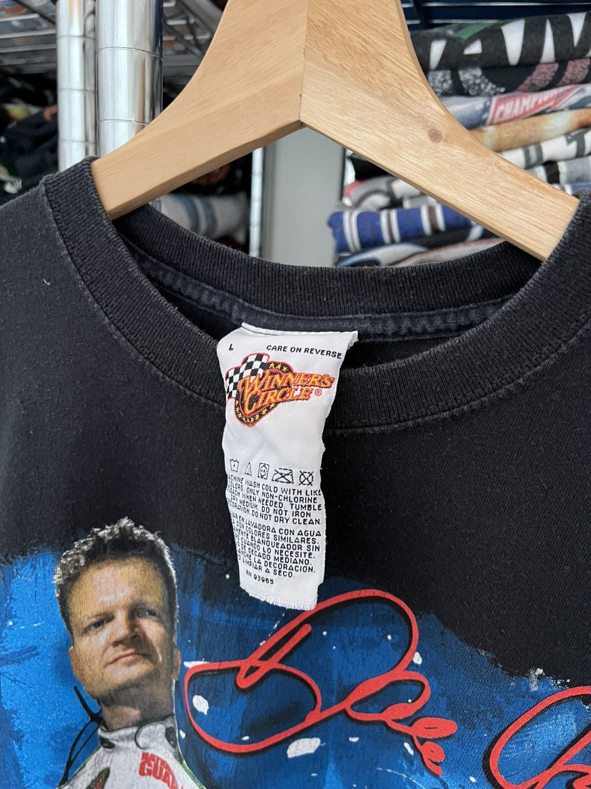 NASCAR 2008 Dale Earnhardt Jr Racing Cropped Motorsports Tee Size US M / EU 48-50 / 2 - 4 Thumbnail