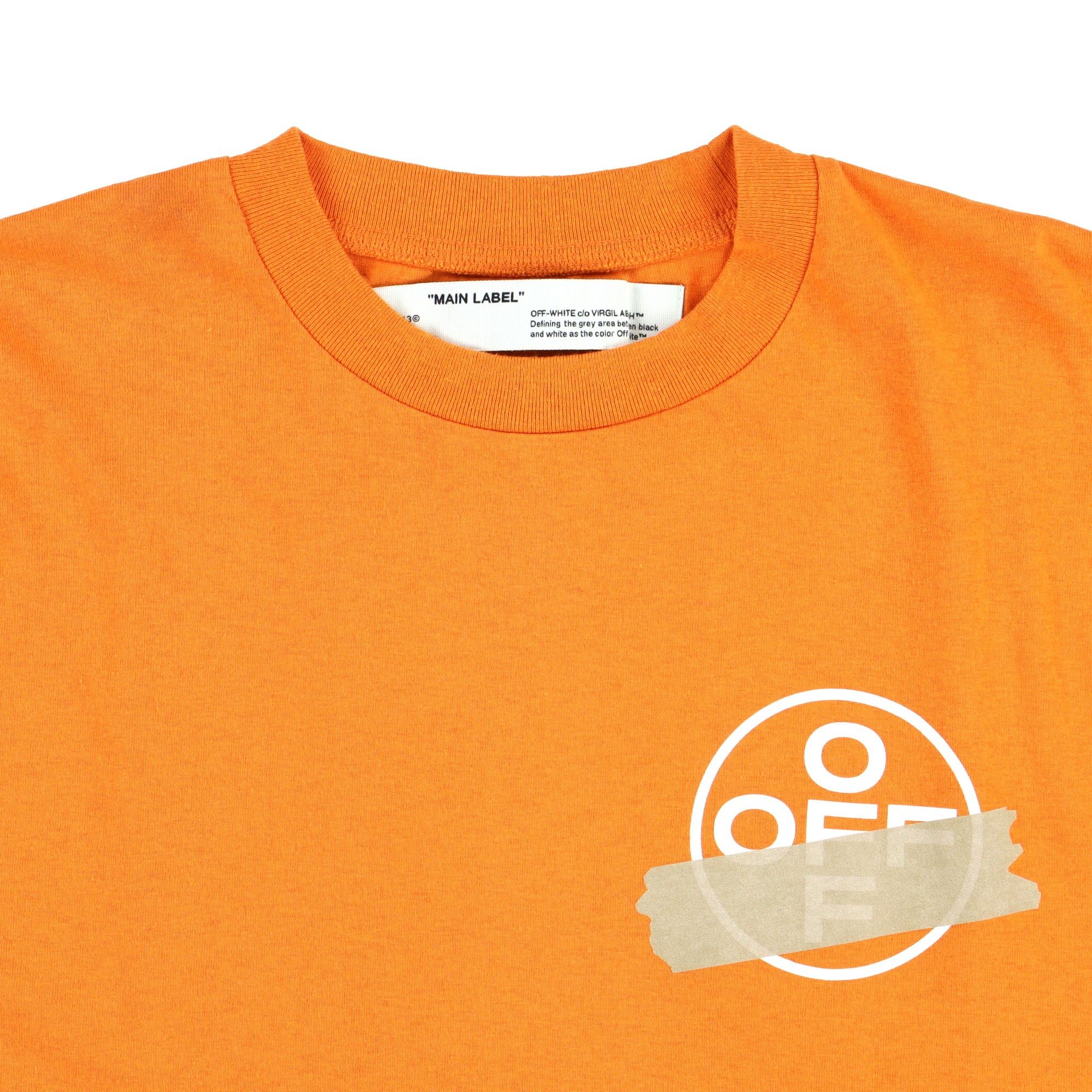 Off-White Orange Tape Arrows Logo T-Shirt Size US L / EU 52-54 / 3 - 7 Thumbnail