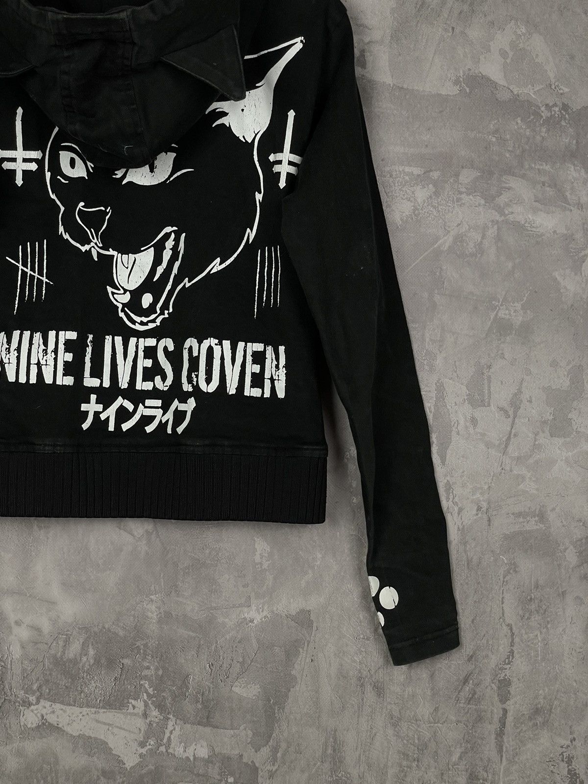 If Six Was Nine × Le Grande Bleu (L.G.B.) × Vintage Vintage Hysteric Glamour Style Japanese Y2K Zip Hoodie Size S / US 4 / IT 40 - 13 Thumbnail