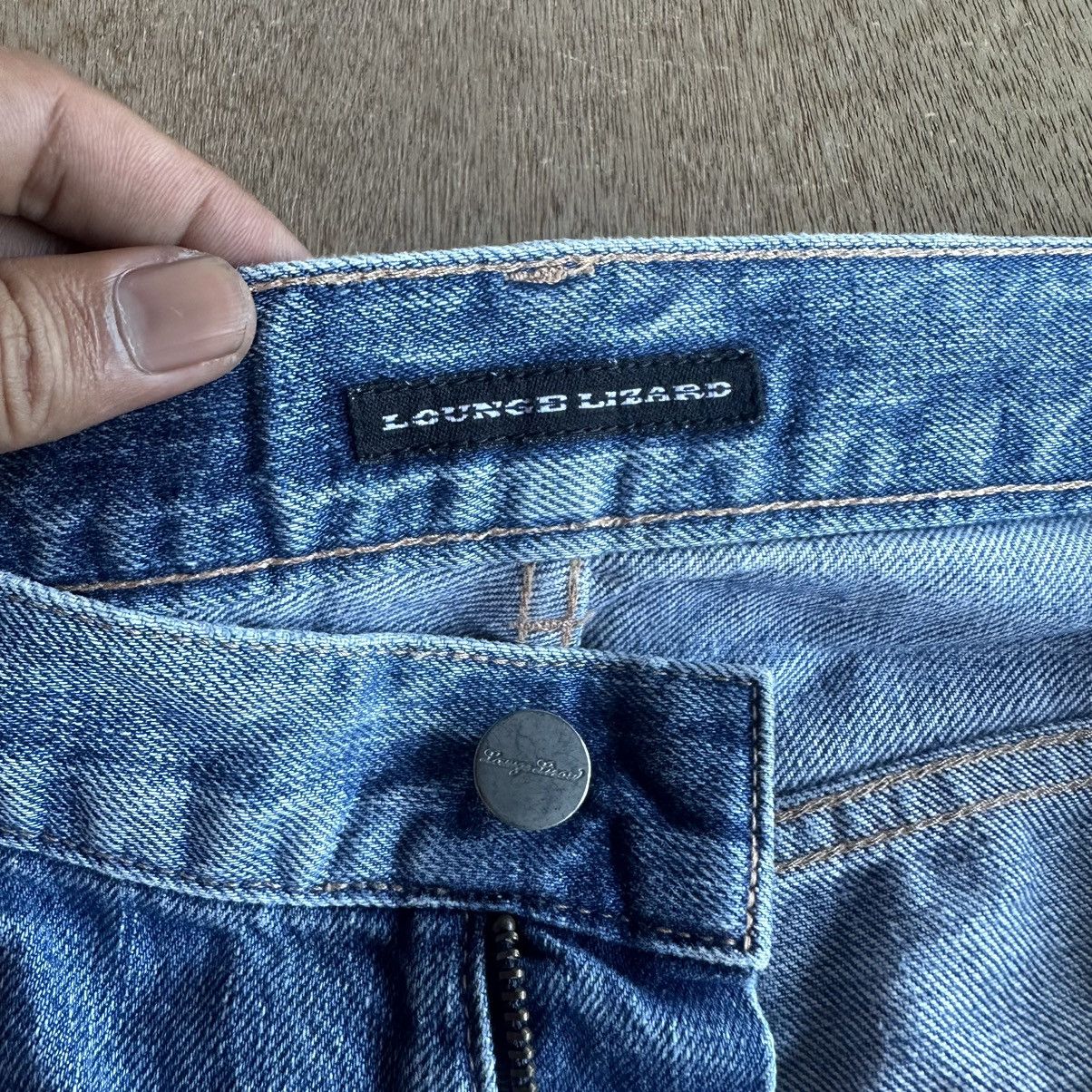 Japanese Brand Distressed Denim Vintage LOUNGE LIZARD Japan Jeans Pants W30 Size US 30 / EU 46 - 11 Thumbnail