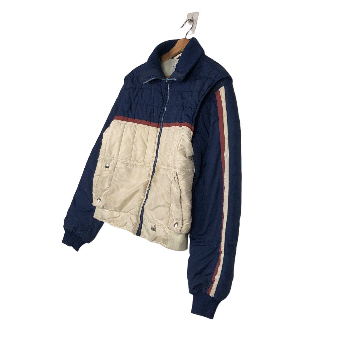 Japanese Brand × Vintage VINTAGE BIKER JACKET PUGFER LIGHT DOWN PROFILE ISSEY MIYAKE Size US M / EU 48-50 / 2 - 4 Thumbnail