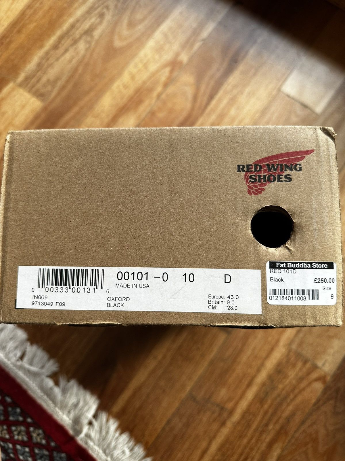 Red Wing Red Wing Postman’s Black US10D - UNUSED Vibram Soles Size US 10 / EU 43 - 4 Thumbnail