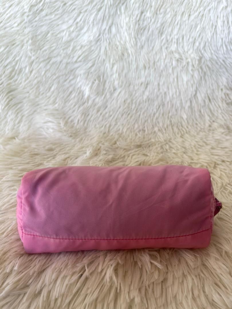 Prada Prada Fuschia Tessuto Nylon Zip Pouch Size ONE SIZE - 8 Thumbnail