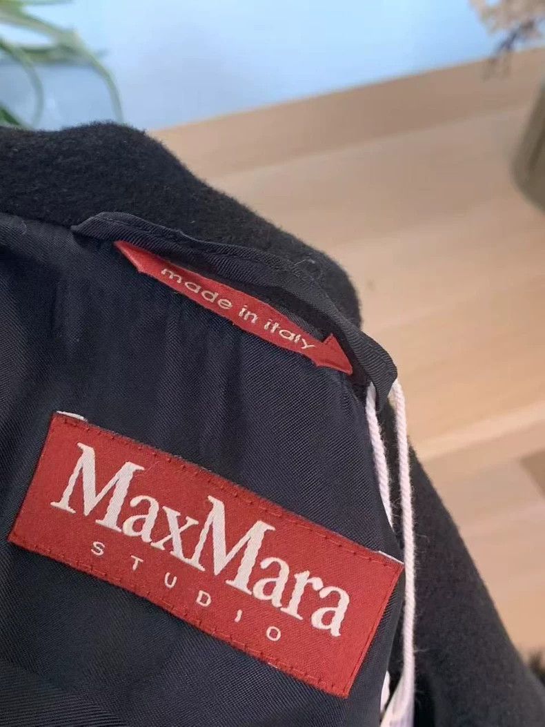 Max Mara Max Mara Fur Collar Coat Wool Thermal Midi Jacket Size S / US 4 / IT 40 - 4 Thumbnail