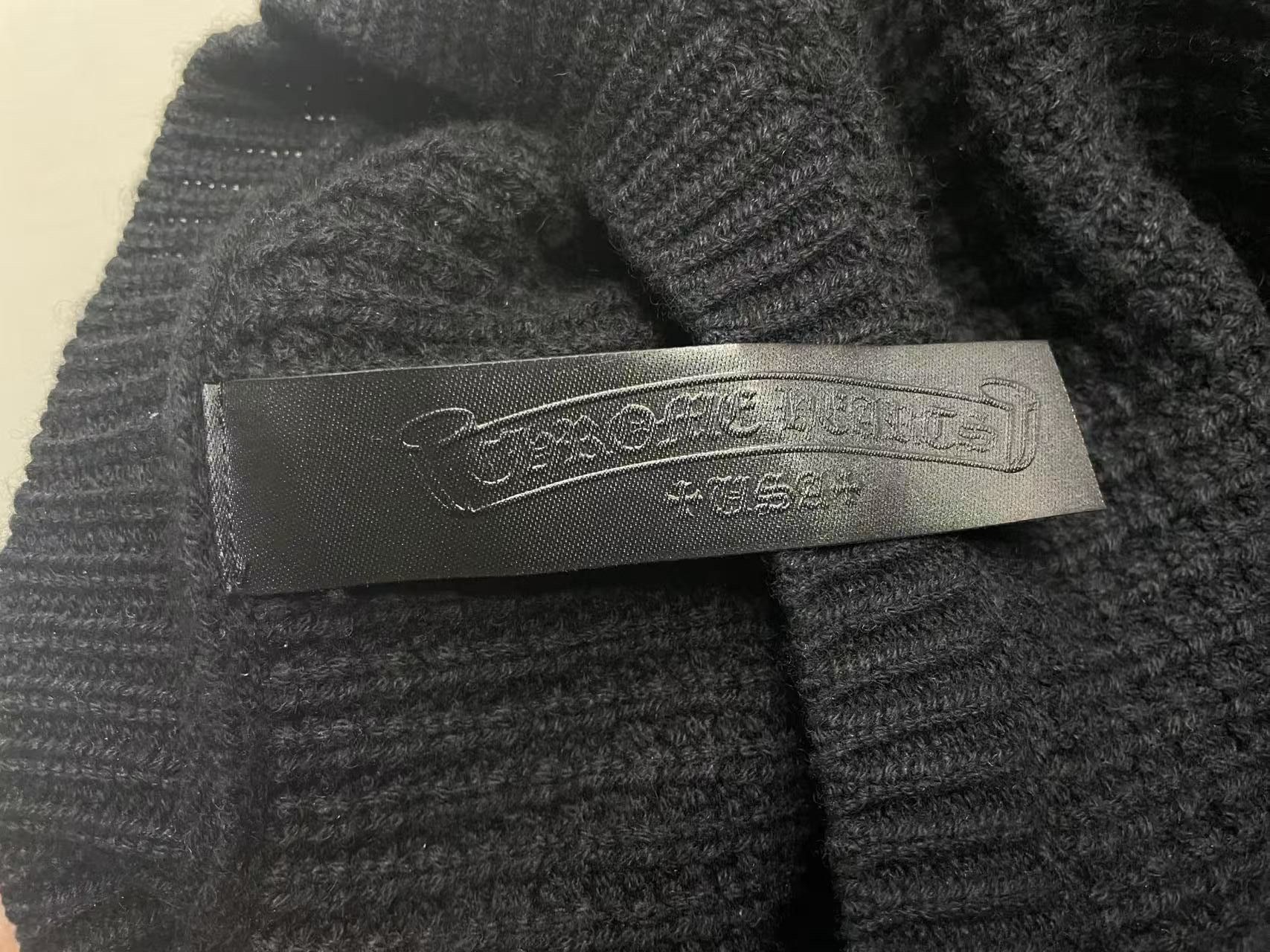 Chrome Hearts Chrome Hearts Waffle Cross Patch Cashmere Sweater Size L / US 10 / IT 46 - 5 Thumbnail