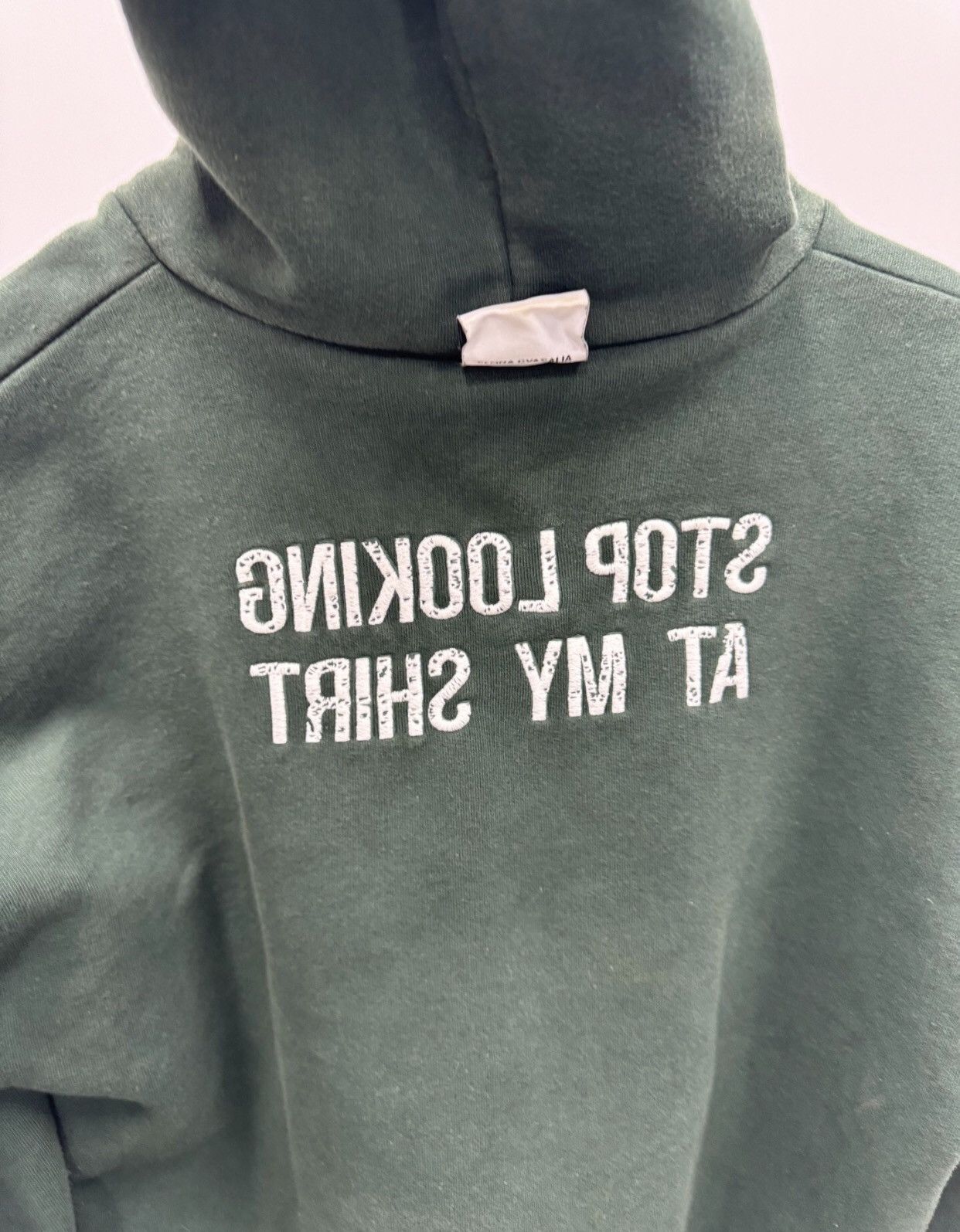 Vetements Vetements Bread Slogan Inside Hoodie2411-Nextarrow Size US S / EU 44-46 / 1 - 6 Thumbnail