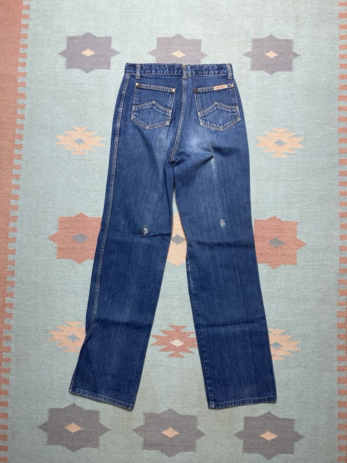 Vintage 70s denim jeans landlubber distressed hippie women’s 9 26x30 Size 26" / US 2 / IT 38 - 7 Thumbnail