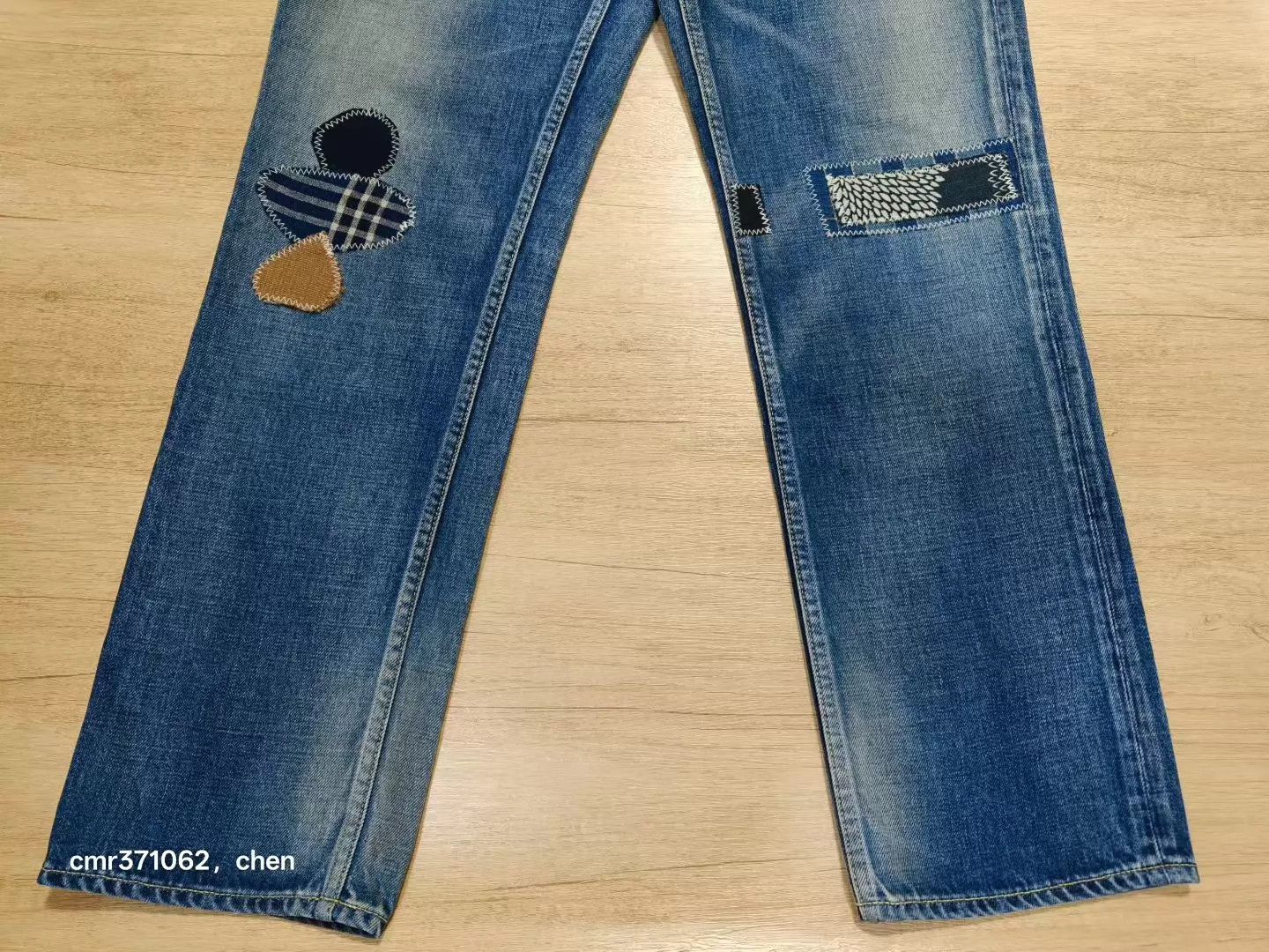 Visvim visvim 19ss spot d7 mud Kofu patch 03w34l30 size up Size US 34 / EU 50 - 3 Thumbnail