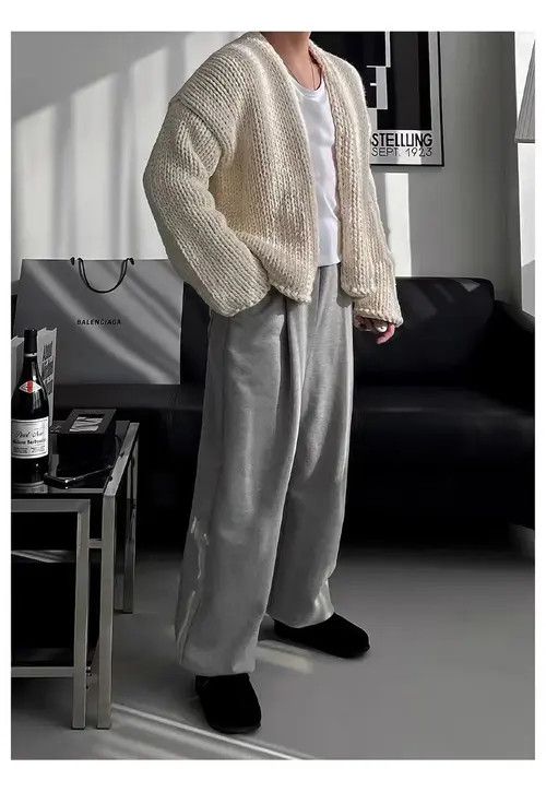 Japanese Brand Vintage Beige Loose Casual M Knit Sweater Jacket Size US M / EU 48-50 / 2 - 4 Thumbnail