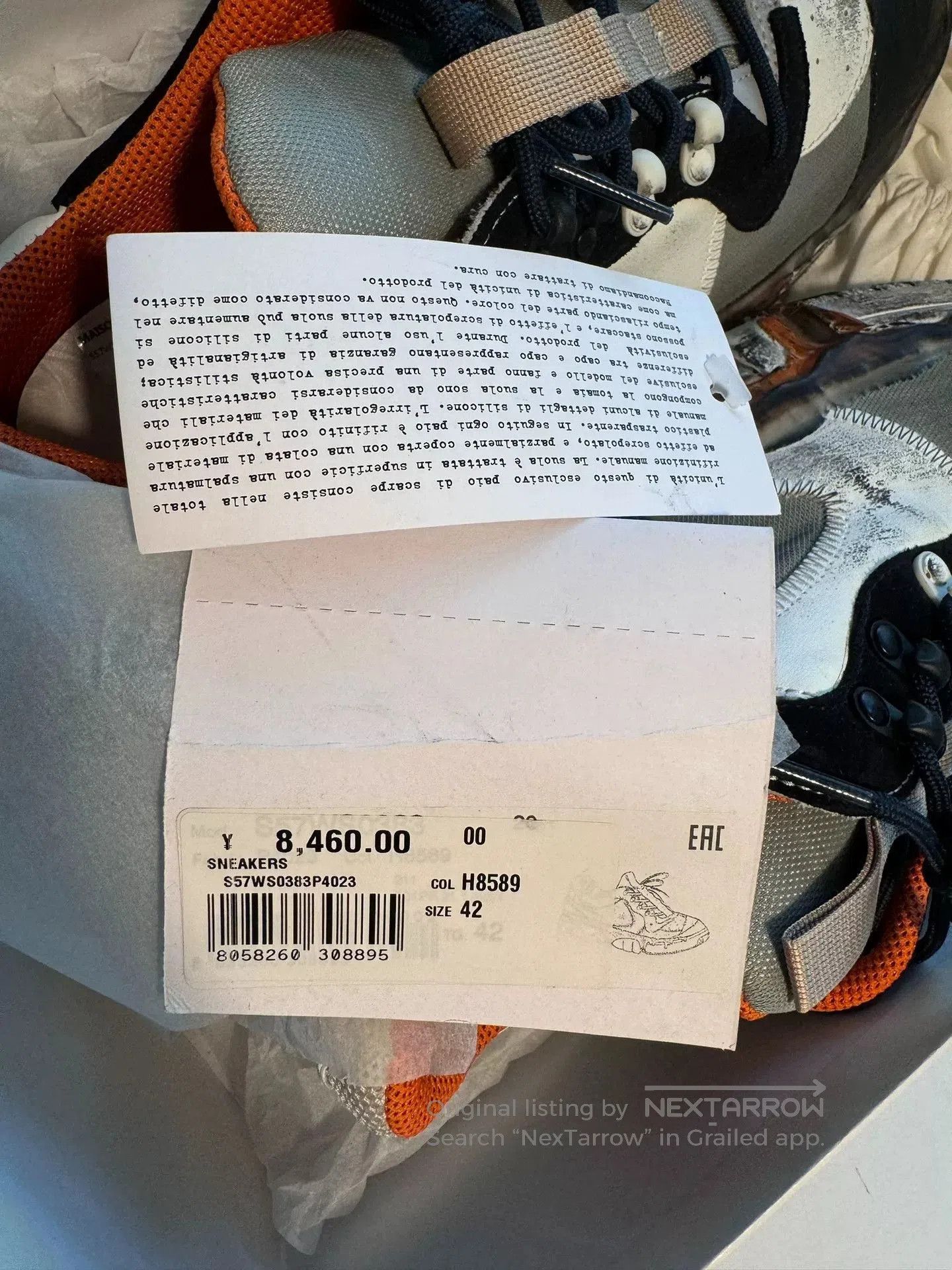 Maison Margiela Maison Margiela Distressed Casual Sneakers. Size US 9 / EU 42 - 8 Thumbnail
