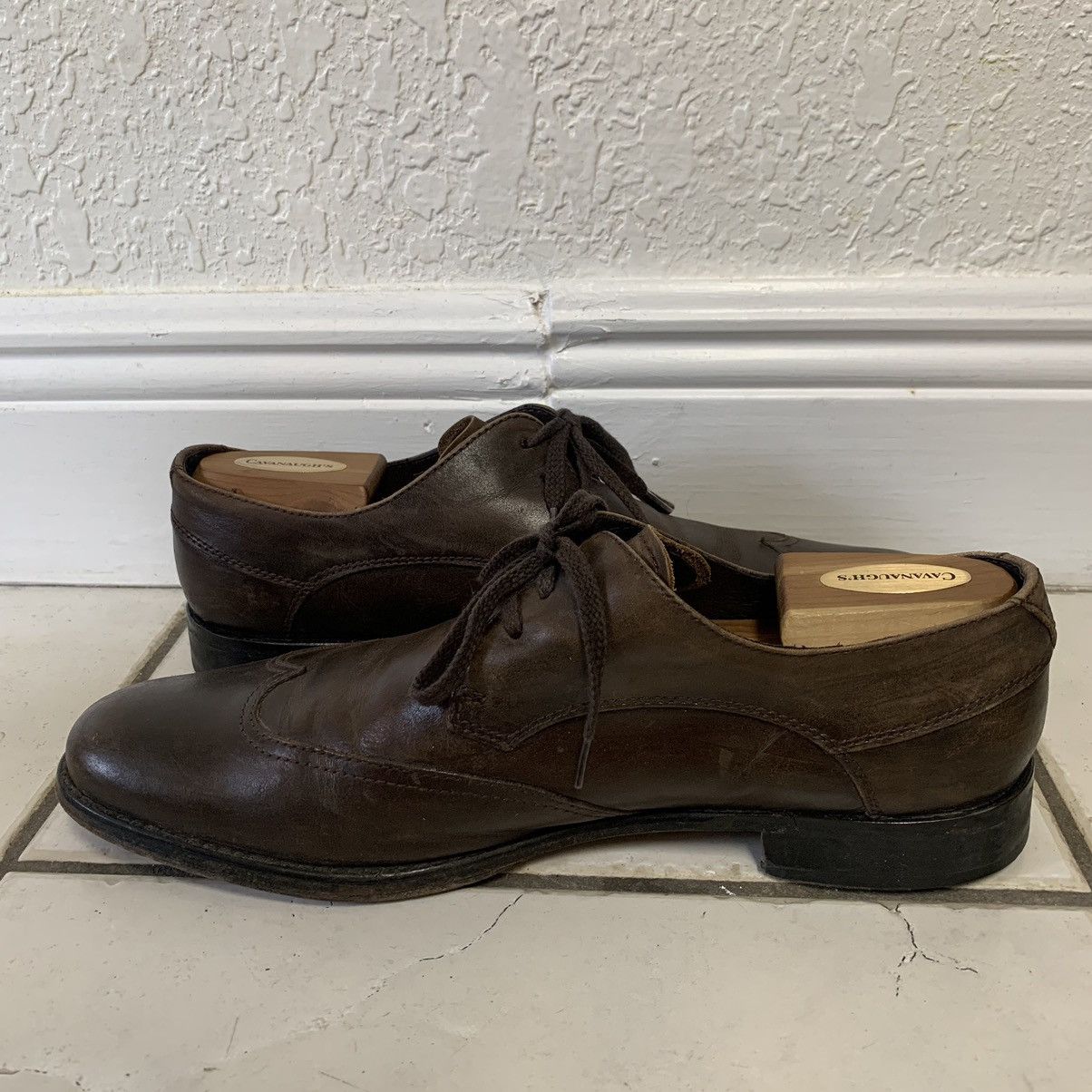 John Varvatos John Varvatos Brown Leather Shoes Size 9.5 Size US 9.5 / EU 42-43 - 7 Thumbnail
