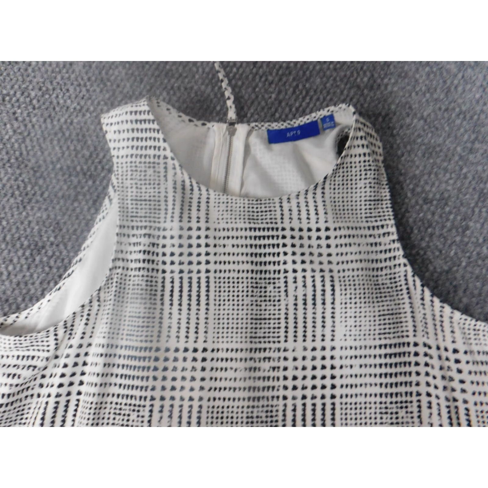 Apt. 9 Apr 9 Womens dress Small Gray A-line zip Dress Size S / US 4 / IT 40 - 5 Thumbnail