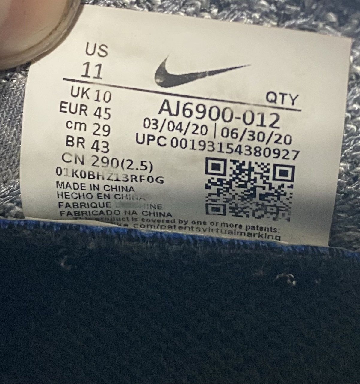 Nike Nike Air VaporMax 3 “Particle Grey” Size 11 Mens Size US 11 / EU 44 - 5 Thumbnail
