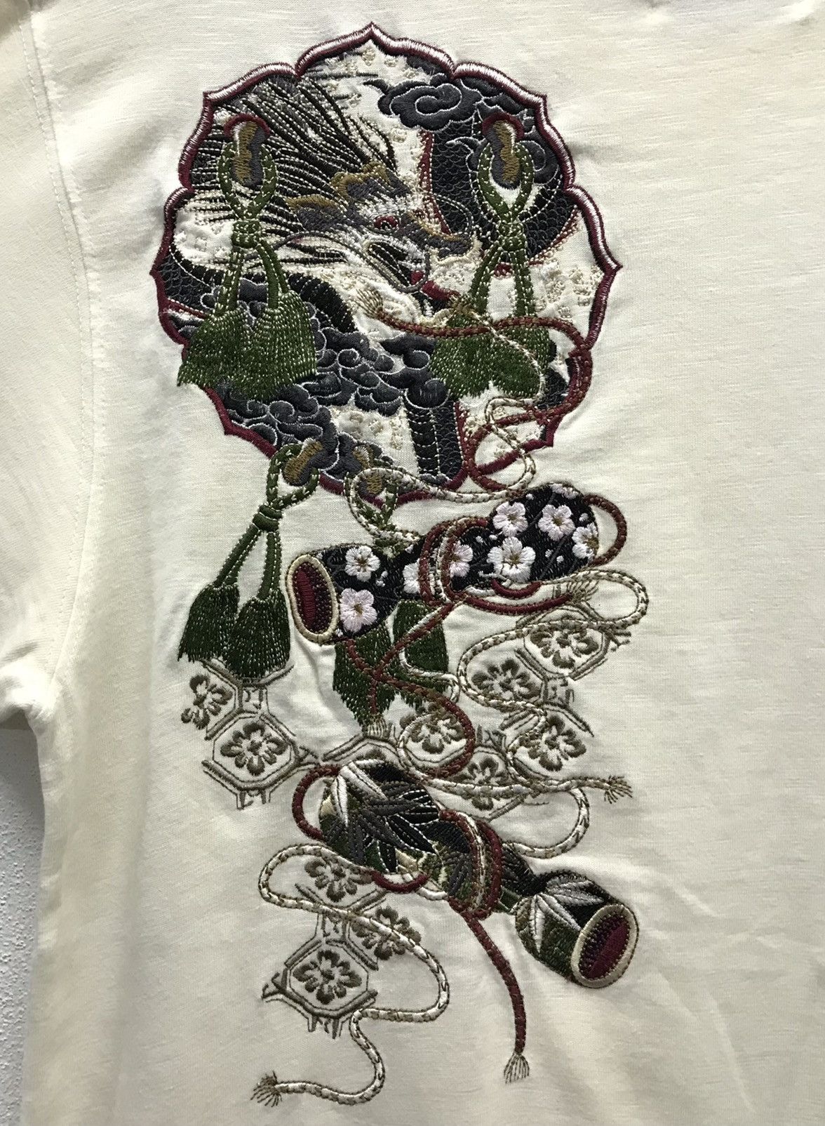 Japanese Brand × Vintage Vintage Kara Kuri Generation Japanese Dragon Sukajan Shirt Size US M / EU 48-50 / 2 - 5 Thumbnail