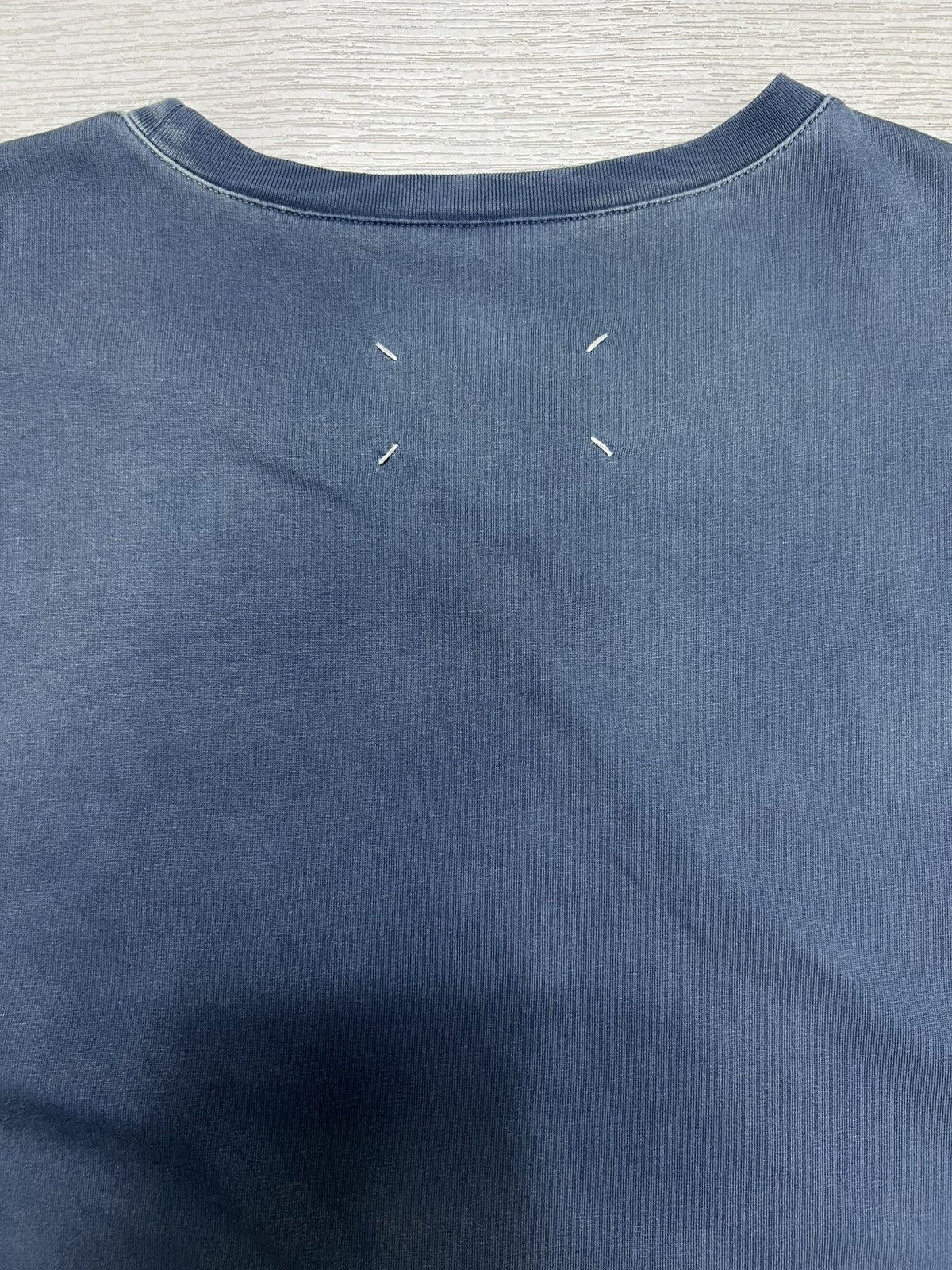 Maison Margiela Maison Margiela - Oversized Overdye Logo T-Shirt Size US S / EU 44-46 / 1 - 11 Thumbnail