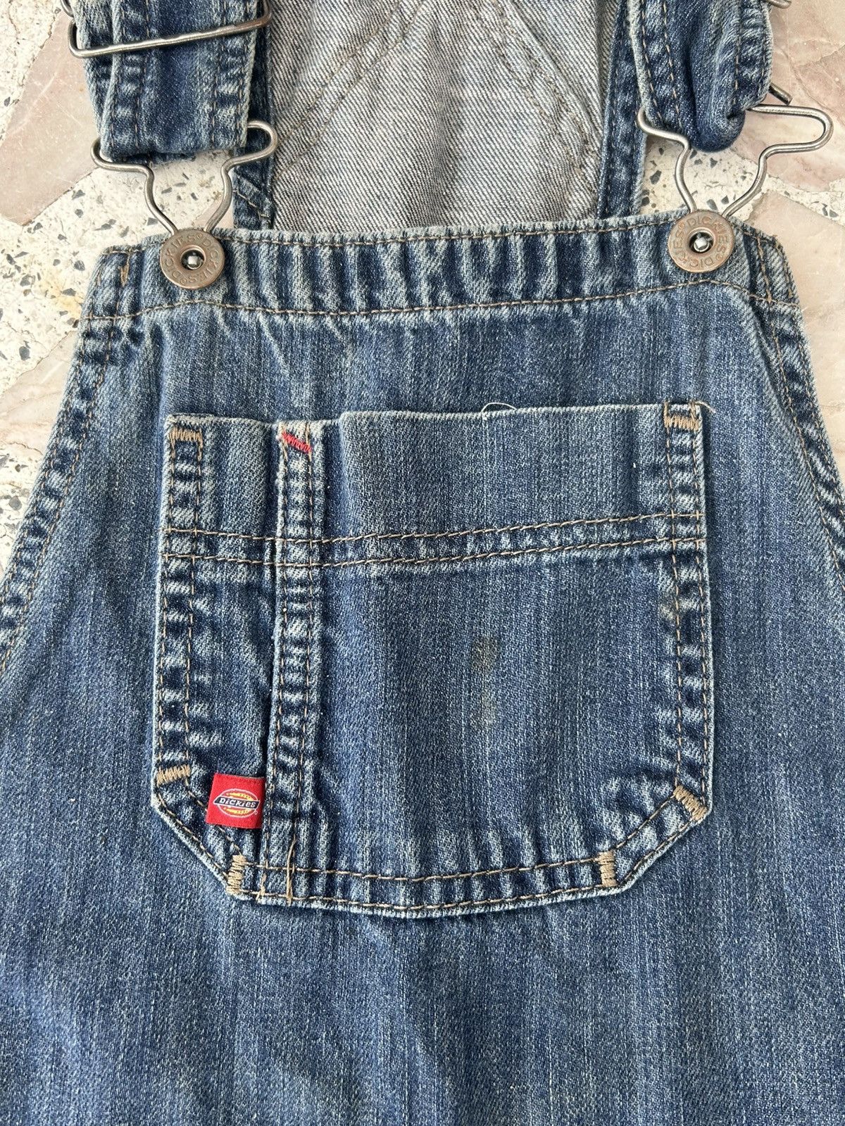 Dickies Dickies Vintage Coverall Denim Middle Pocket Size US 33 - 5 Thumbnail