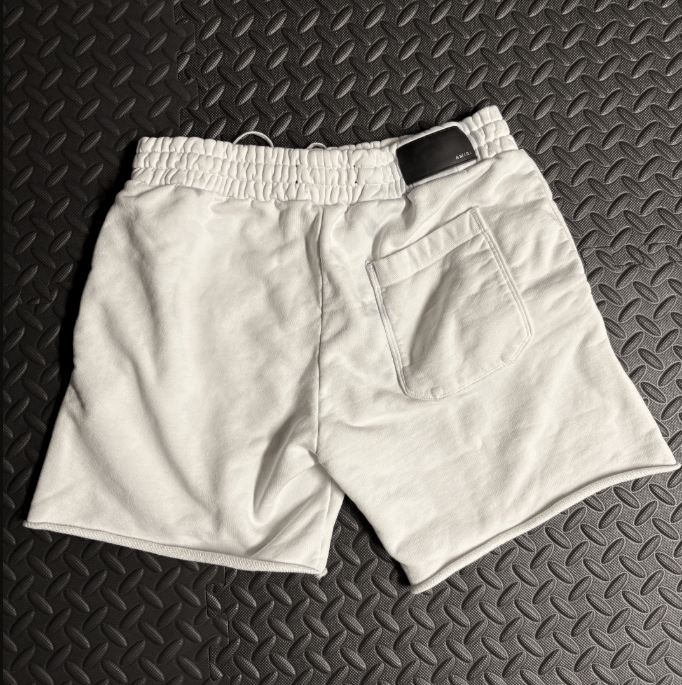 Amiri Amiri Arts District Sweat Shorts White Medium Size US 30 / EU 46 - 7 Thumbnail