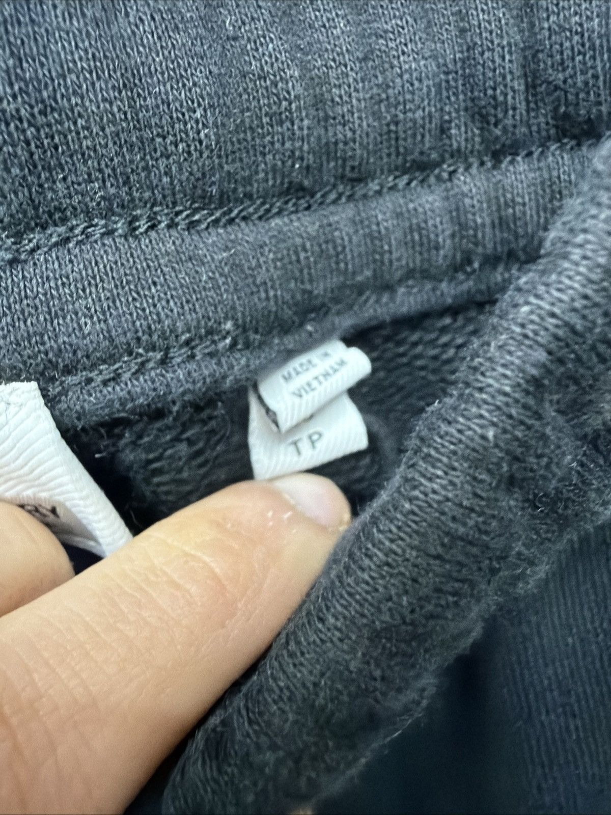 Burberry Burberry Vintage Check Panel Cotton Sweatpants black sz XS Size US 27 - 9 Thumbnail