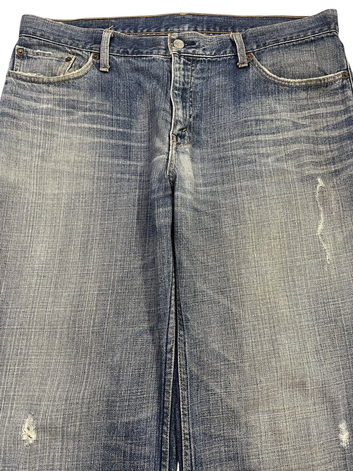 Levi's Vintage 90s Levis Blue Faded Wash Style Baggy Jeans Size US 38 / EU 54 - 3 Thumbnail