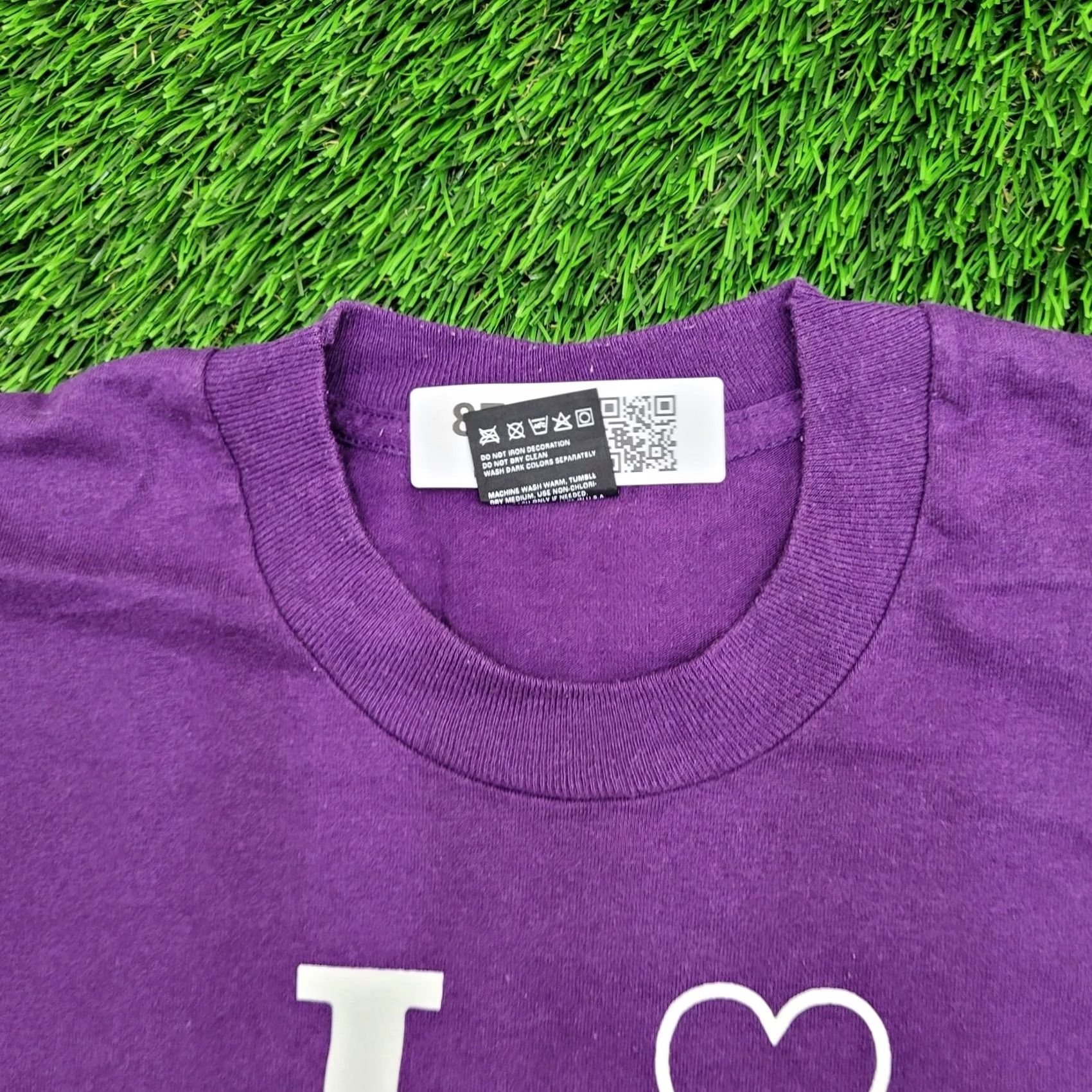 Fruit Of The Loom VINTAGE Purple Lover Shirt Women Medium 90s USA 19x25 Purple Size M / US 6-8 / IT 42-44 - 6 Thumbnail