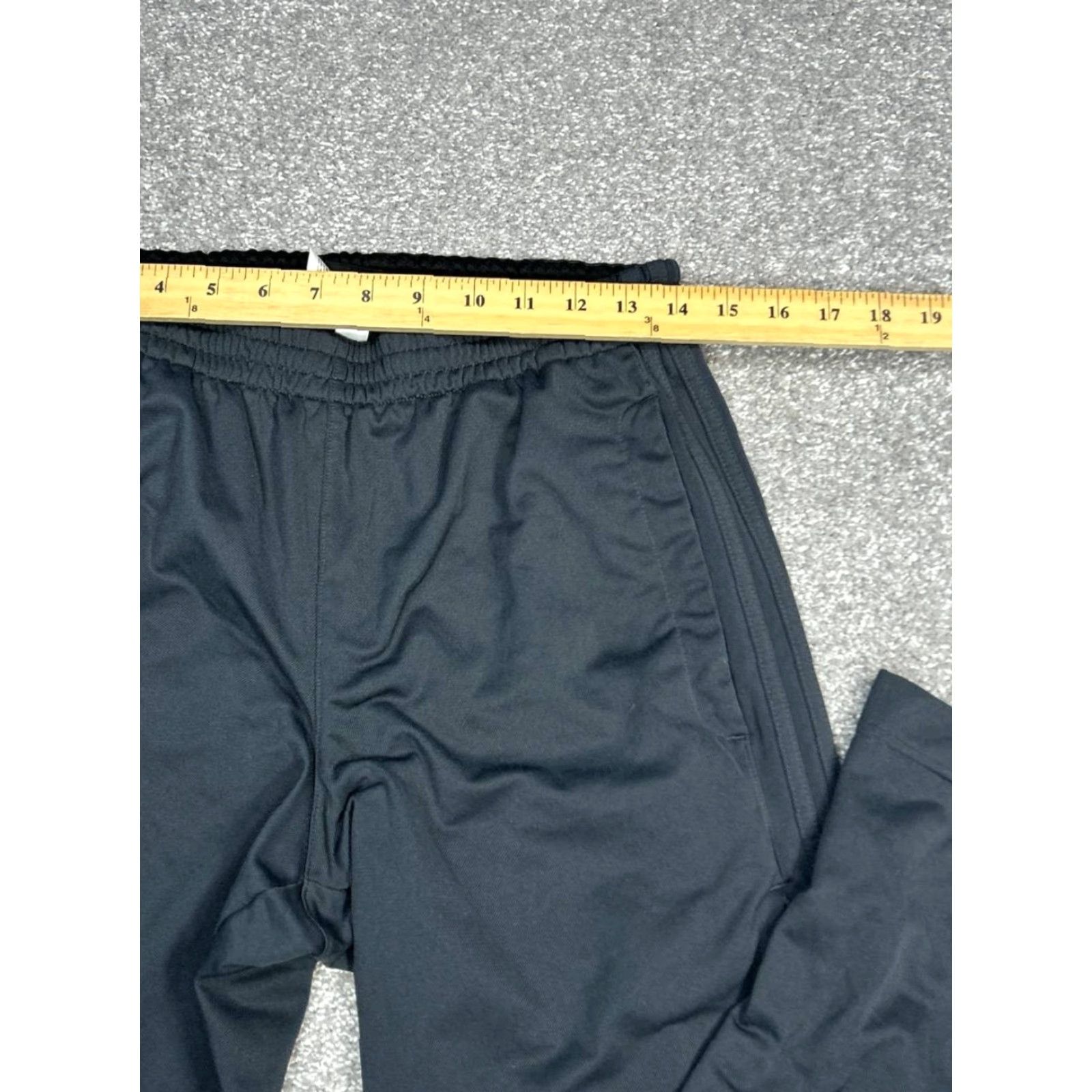 Adidas Adidas Track Pants Mens Medium Gray Mid Rise Drawstring Athleisure Gym Training Pants Size US 31 - 4 Thumbnail