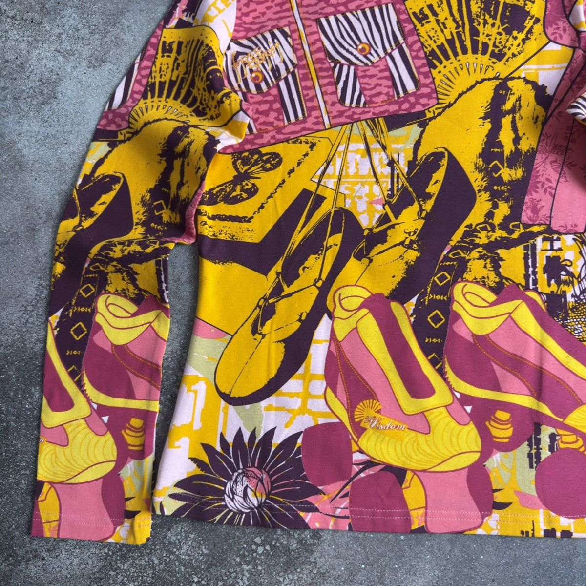 Custo Barcelona × Japanese Brand Custo Barcelona Long Sleeve Top (Jean Paul Gaultier style) Size M / US 6-8 / IT 42-44 - 10 Thumbnail