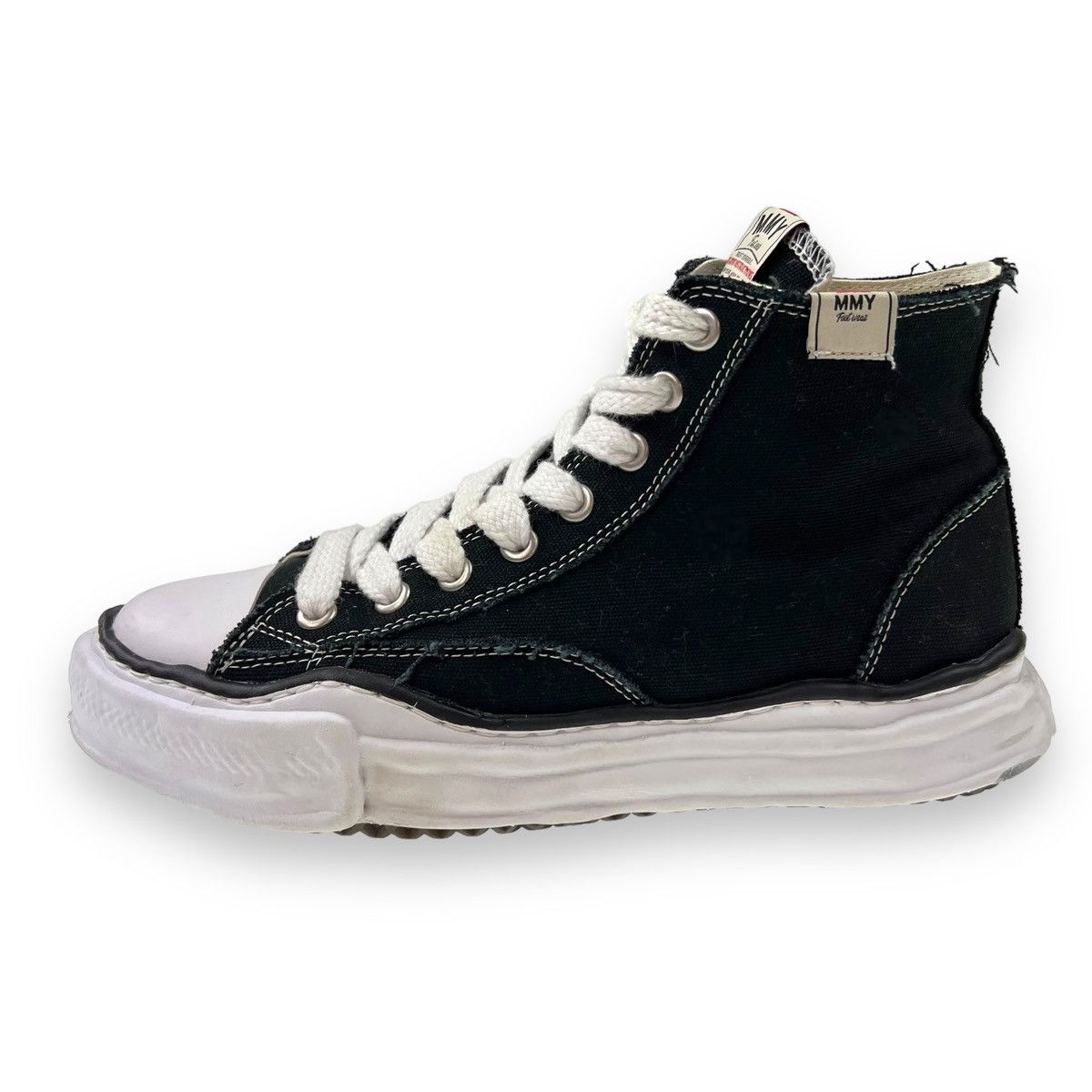 Maison MIHARA YASUHIRO Maison Mihara Yasuhiro Peterson High Black White Size US 10 / EU 43 - 2 Thumbnail