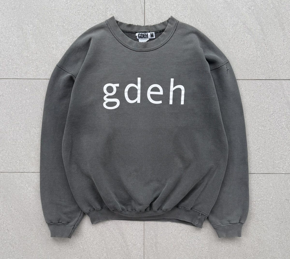 GOODENOUGH Vintage 2002 Goodenough "gdeh" Faded Crewneck Sweatshirt Size US M / EU 48-50 / 2 - 2 Thumbnail