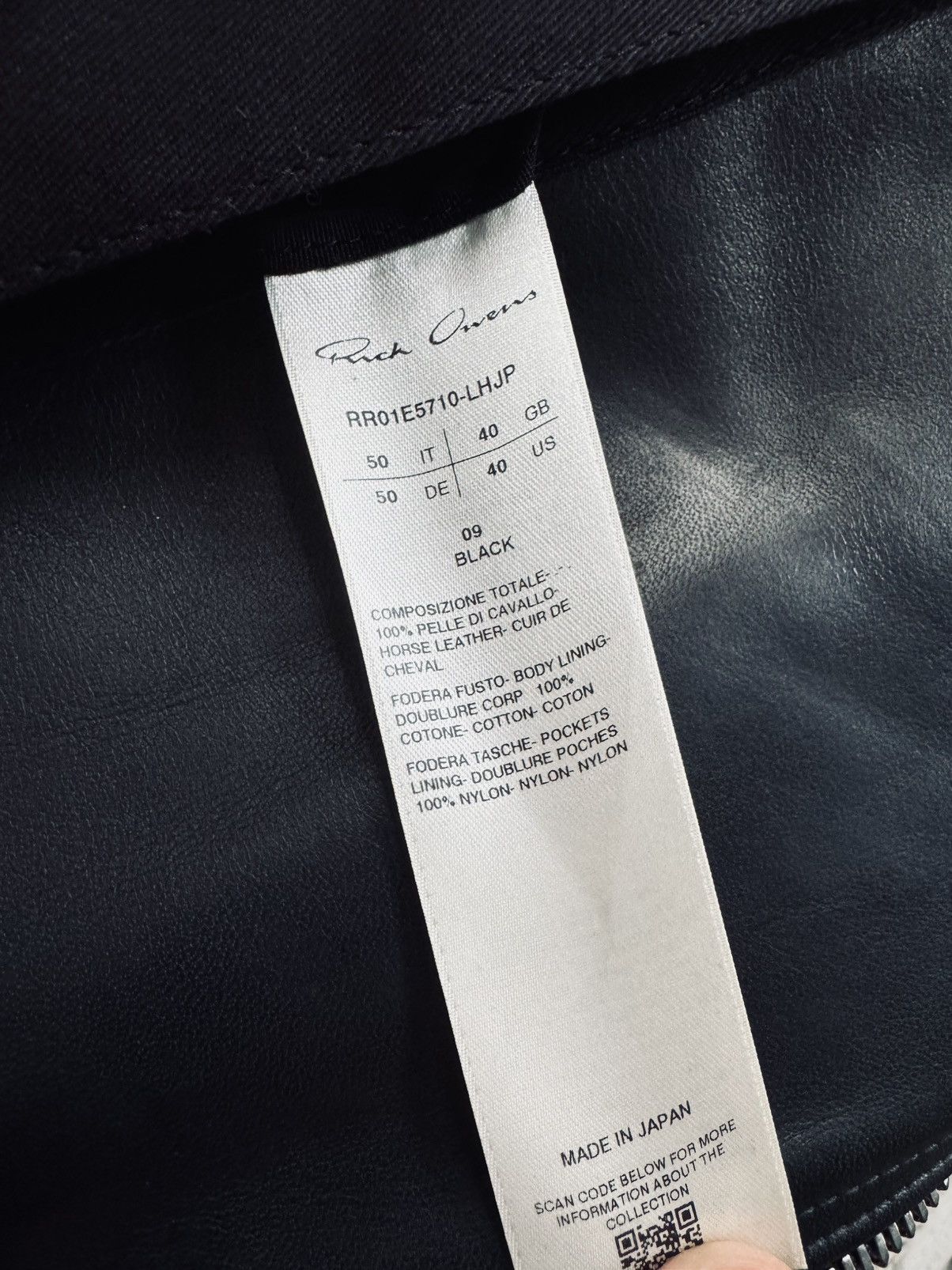 Rick Owens Final Drop | SL BAUHAUS STOOGES 50 Horse Leather Vest Black Size US M / EU 48-50 / 2 - 5 Thumbnail