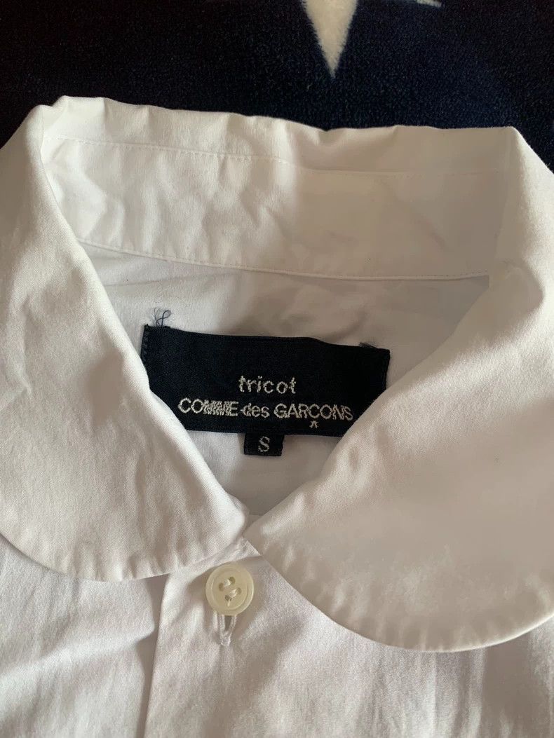 Comme des Garcons Comme Des Garcons White shirt with delicate openwork lace Size S / US 4 / IT 40 - 6 Thumbnail
