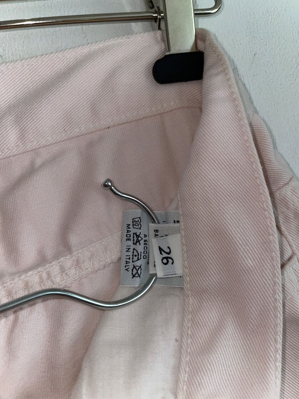 Miss Sixty Miss Sixty Pink Shiny Flared Jeans Size 28" / US 6 / IT 42 - 7 Thumbnail