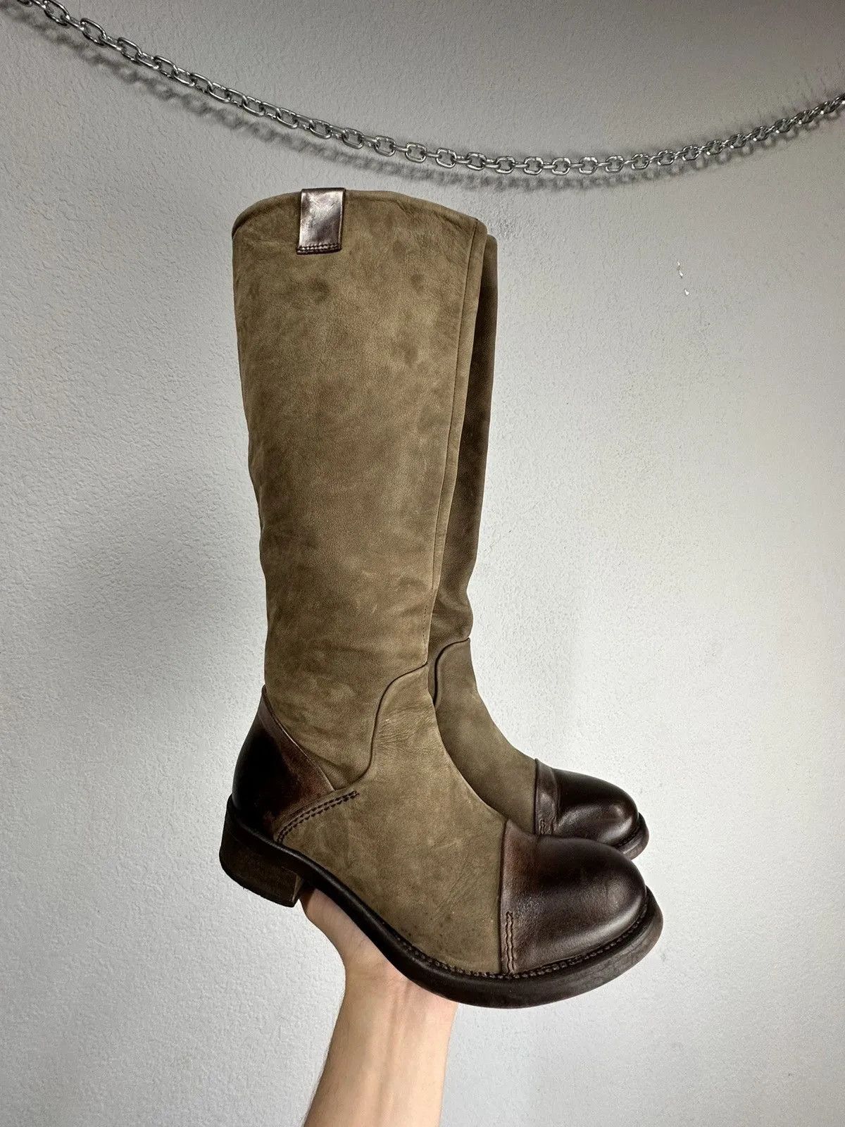 If Six Was Nine Vintage Leather Hight Maison Margiela As 98 Boots Japan Goa Size US 8 / IT 38 - 2 Thumbnail