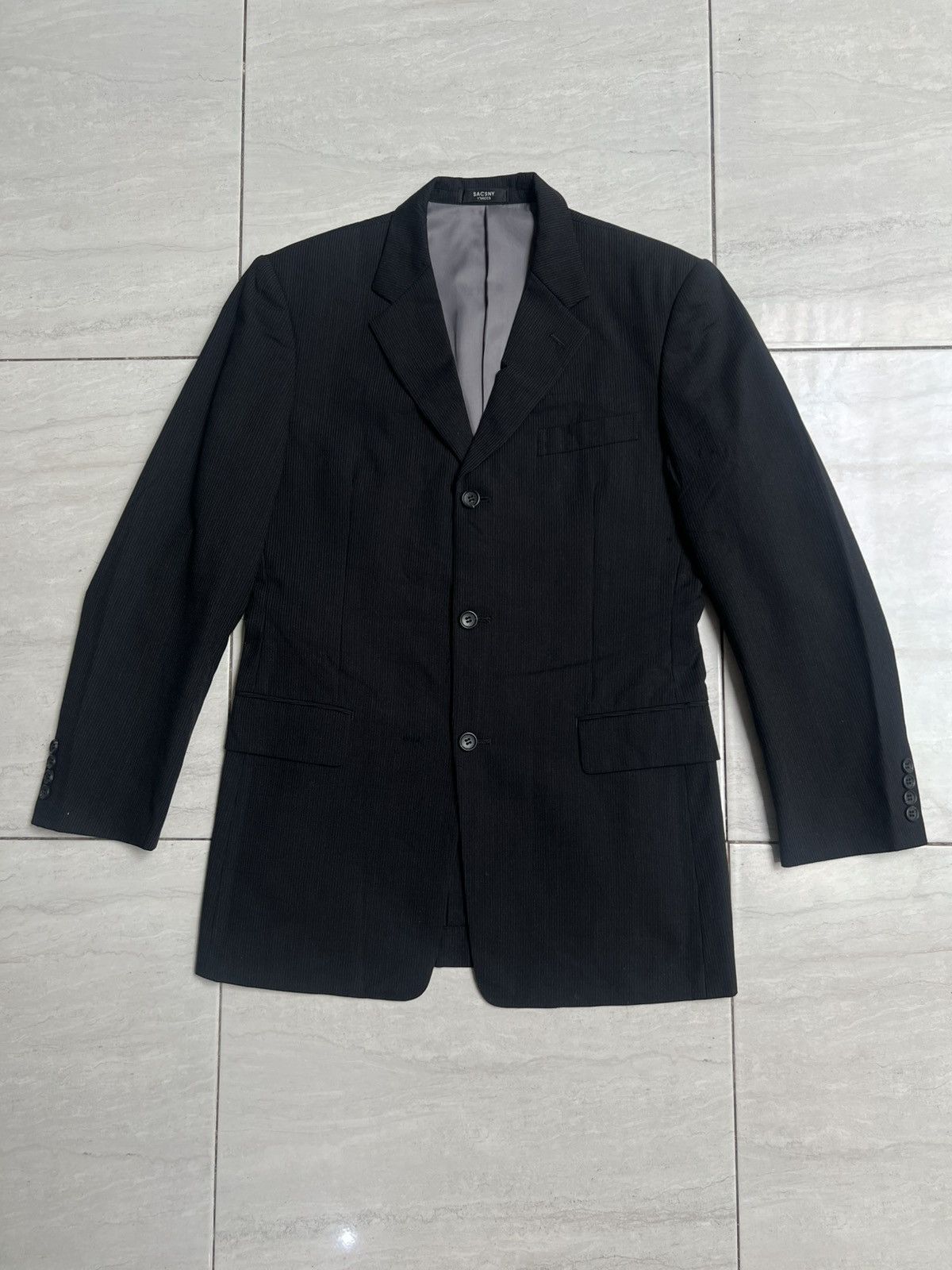 Yohji Yamamoto SACSNY Y’SACCS Yohji Yamamoto Striped Suit Size US S / EU 44-46 / 1 - 6 Thumbnail