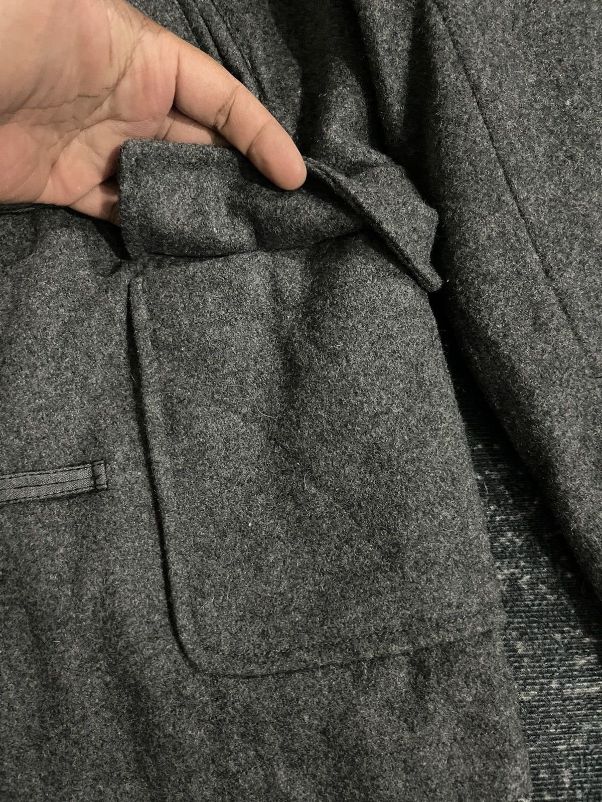 Issey Miyake Tete Homme Issey Miyake Duffle Wool Hoodie Jacket Size US M / EU 48-50 / 2 - 11 Thumbnail