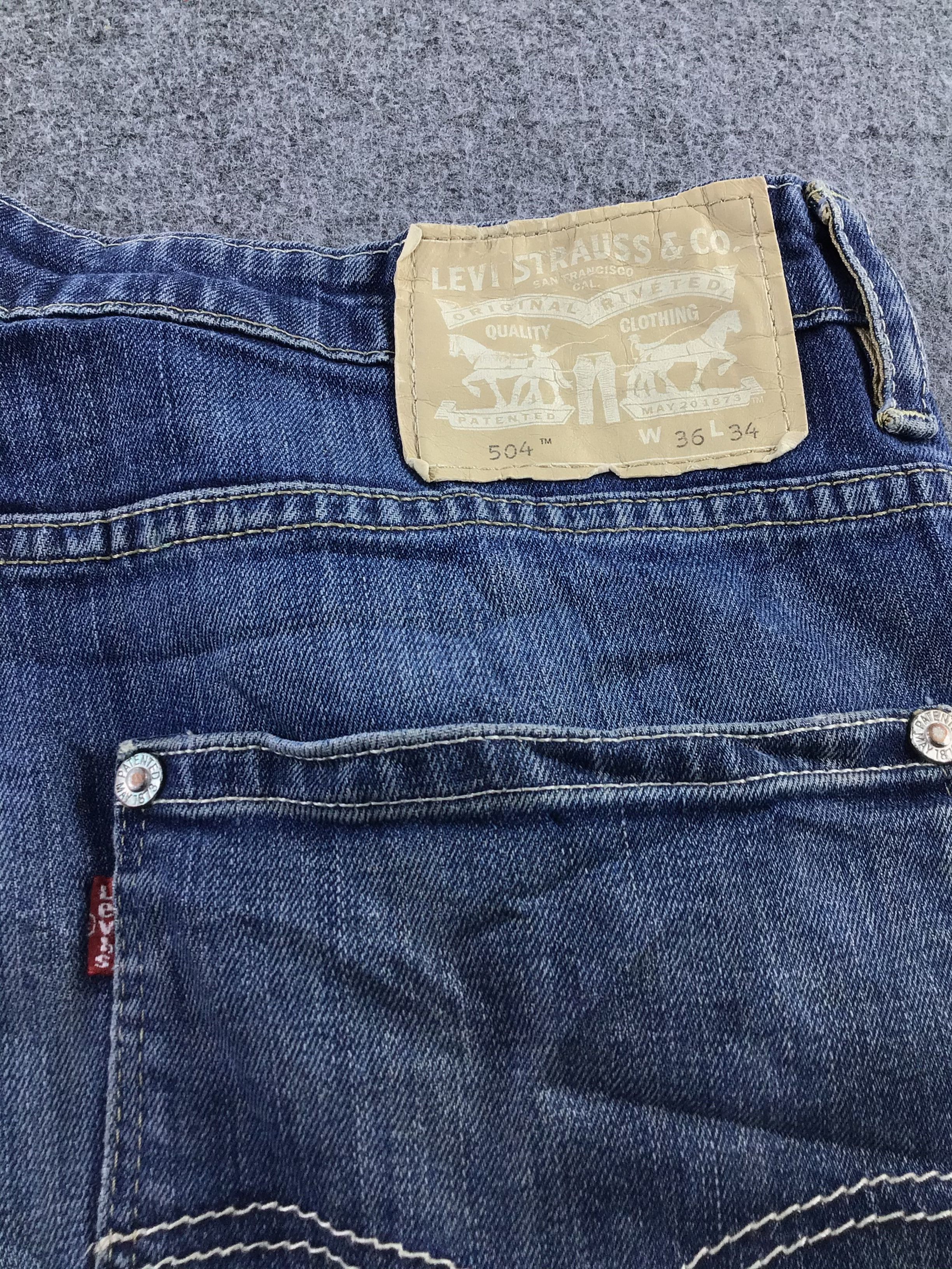 Levi's × Vintage Vintage Levis 504 Jeans-JM731 Size US 37 - 6 Thumbnail