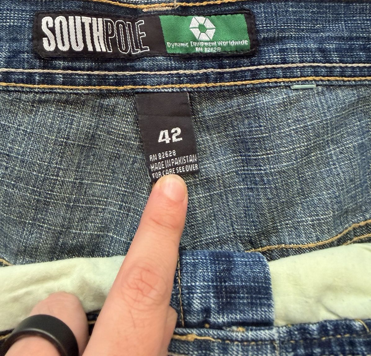 Southpole Baggy Green Tab Southpole Jorts Size US 42 / EU 58 - 8 Thumbnail