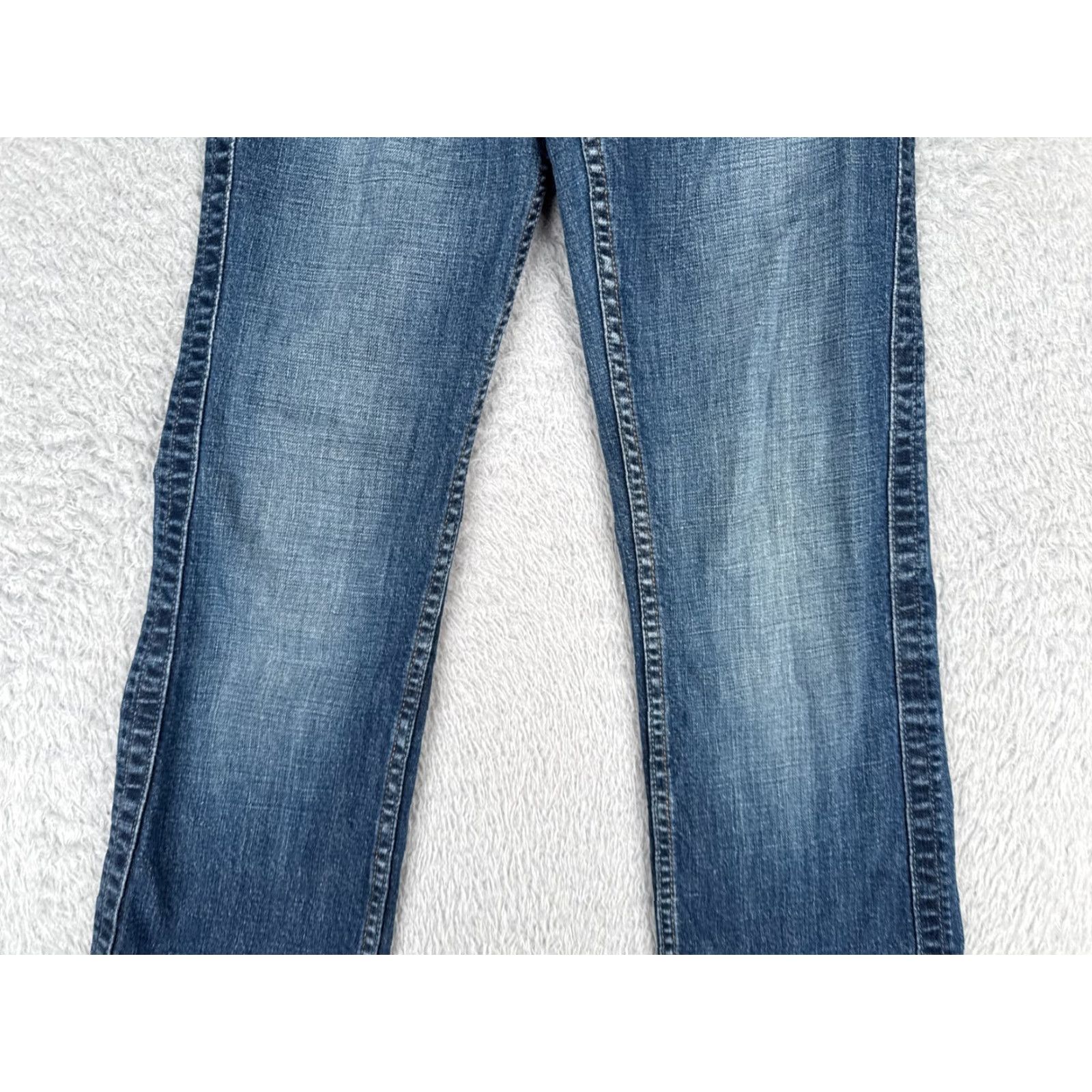 Calvin Klein Calvin Klein Jeans Women Denim Straight Jeans Blue 2 Low Rise Cotton Blend 25x30 5-Pocket Design Size 26" / US 2 / IT 38 - 3 Thumbnail